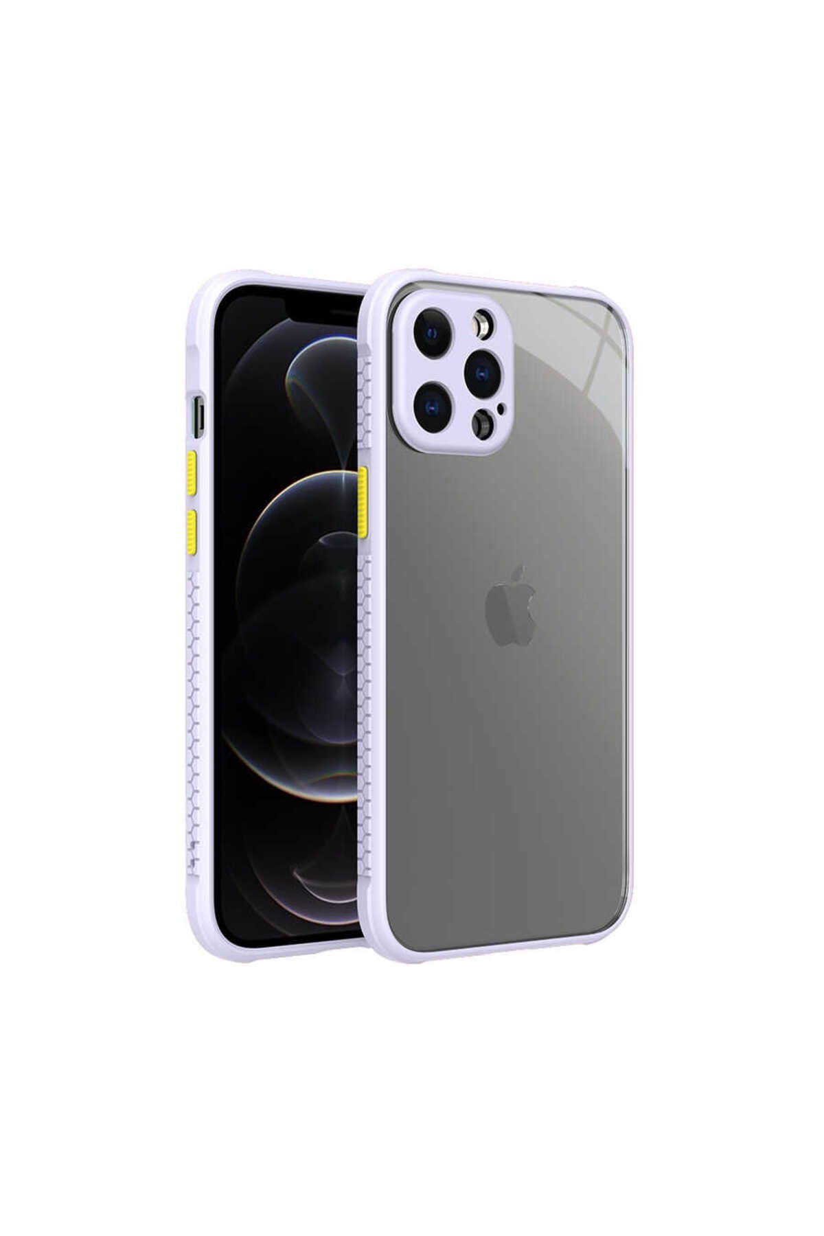 iPhone 12 Pro Max Uyumlu NVTH Kaff Kılıf-Mor