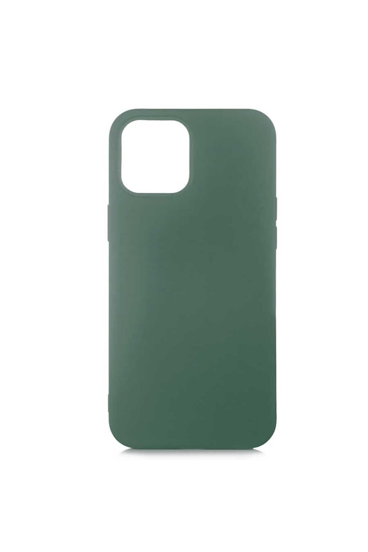 iPhone 12 Pro Max Uyumlu NVTH LSR Lansman Kılıf-Koyu Yeşil