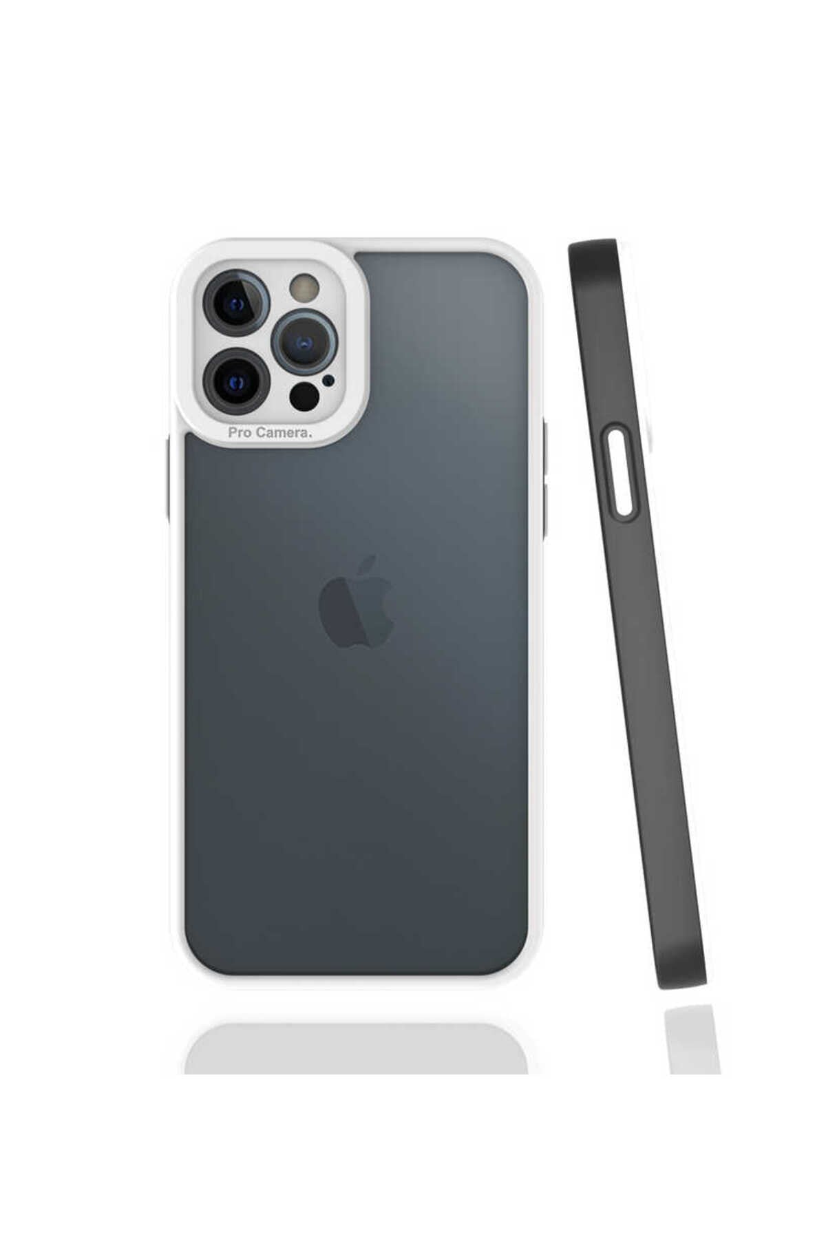 iPhone 12 Pro Max Uyumlu NVTH Mima Kılıf-Siyah