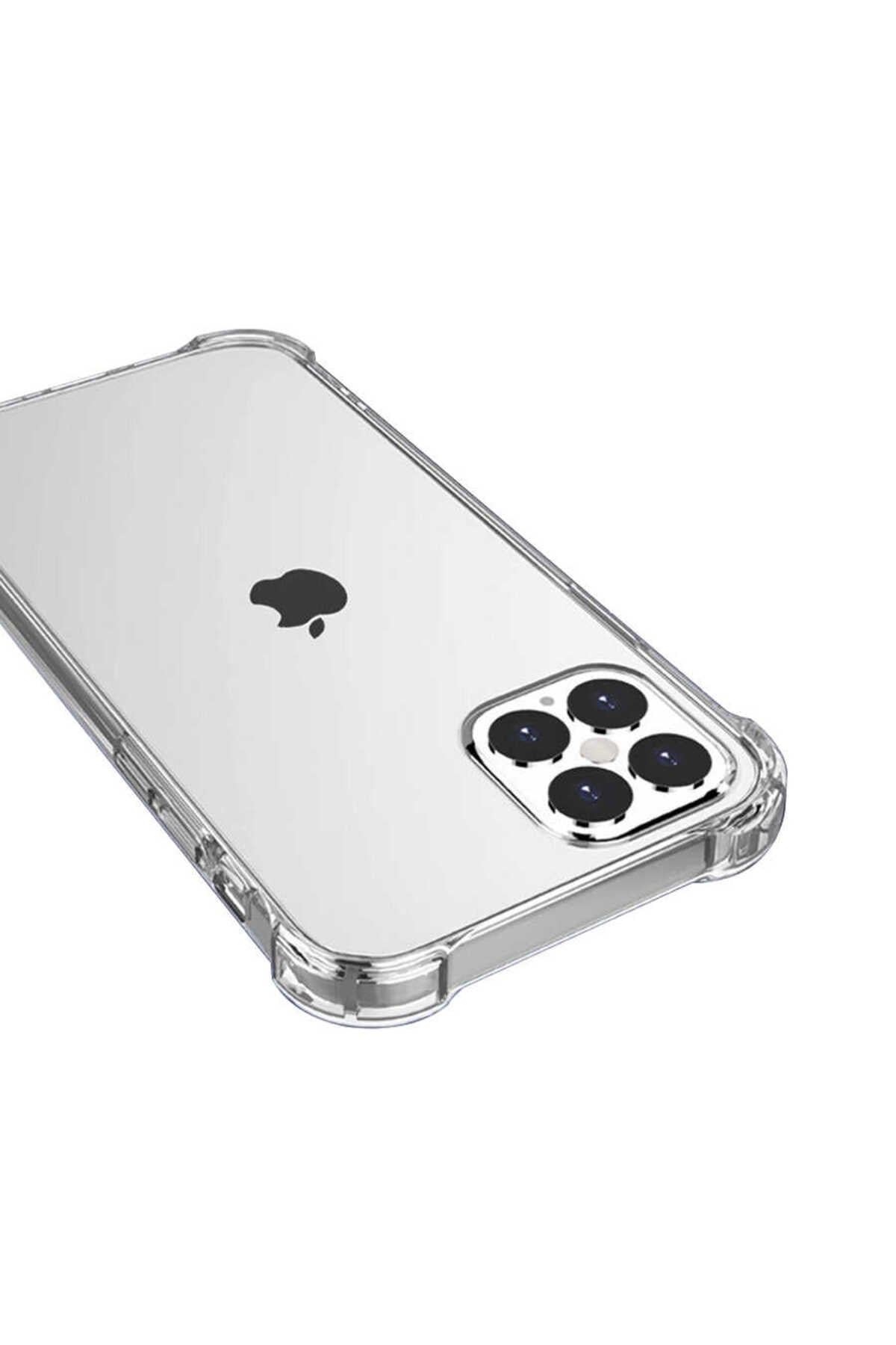 iPhone 12 Pro Max Uyumlu NVTH Nitro Anti Shock Silikon-Renksiz