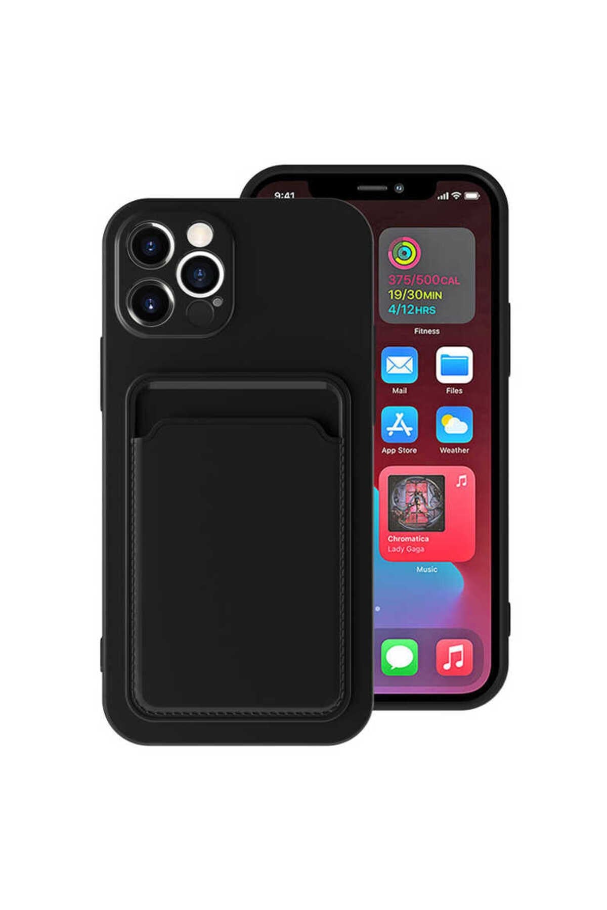 iPhone 12 Pro Max Uyumlu NVTH Ofix Kılıf-Siyah