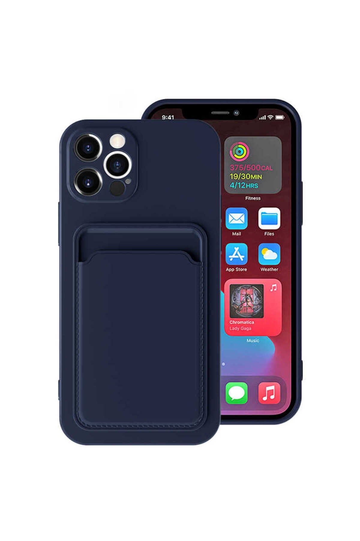 iPhone 12 Pro Max Uyumlu NVTH Ofix Kılıf-Lacivert