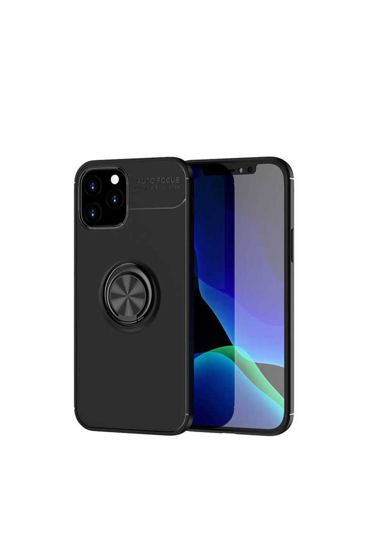 iPhone 12 Pro Max Uyumlu NVTH Ravel Silikon Kılıf-Siyah