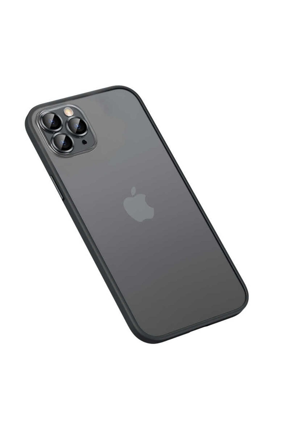 iPhone 12 Pro Max Uyumlu NVTH Retro Kılıf-Siyah