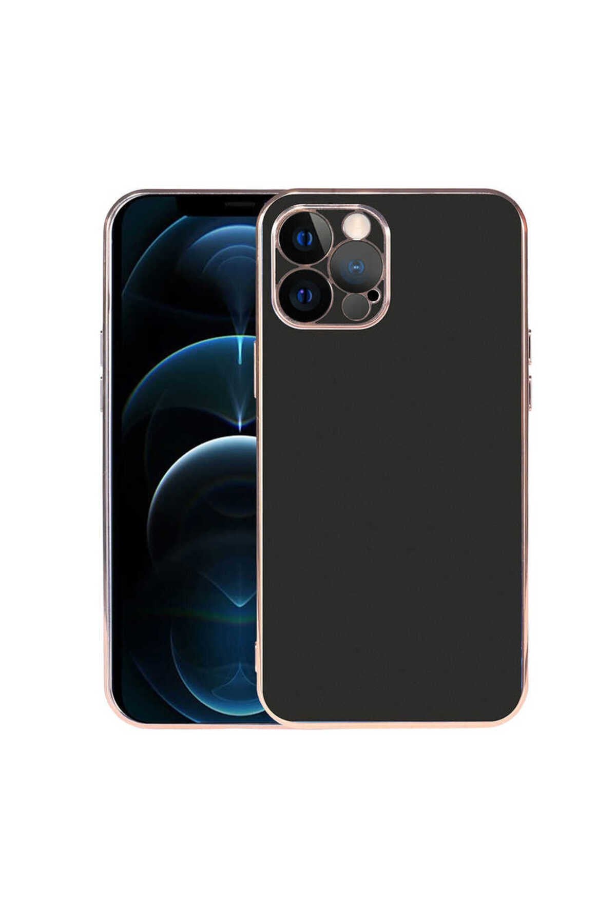 iPhone 12 Pro Max Uyumlu NVTH Viyana Kılıf-Siyah