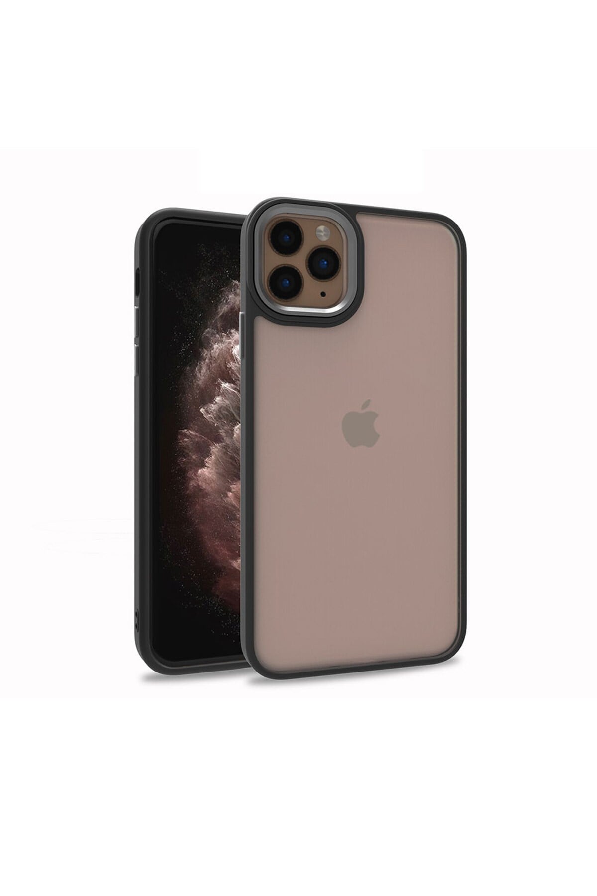 iPhone 12 Pro Uyumlu NVTH Flora Kılıf-Siyah
