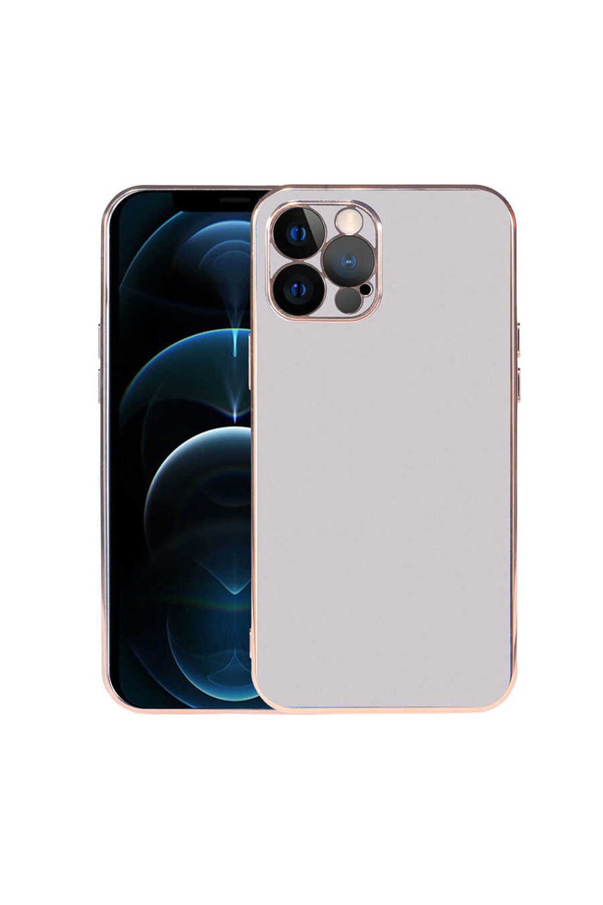 iPhone 12 Pro Uyumlu NVTH Viyana Kılıf-Gümüş