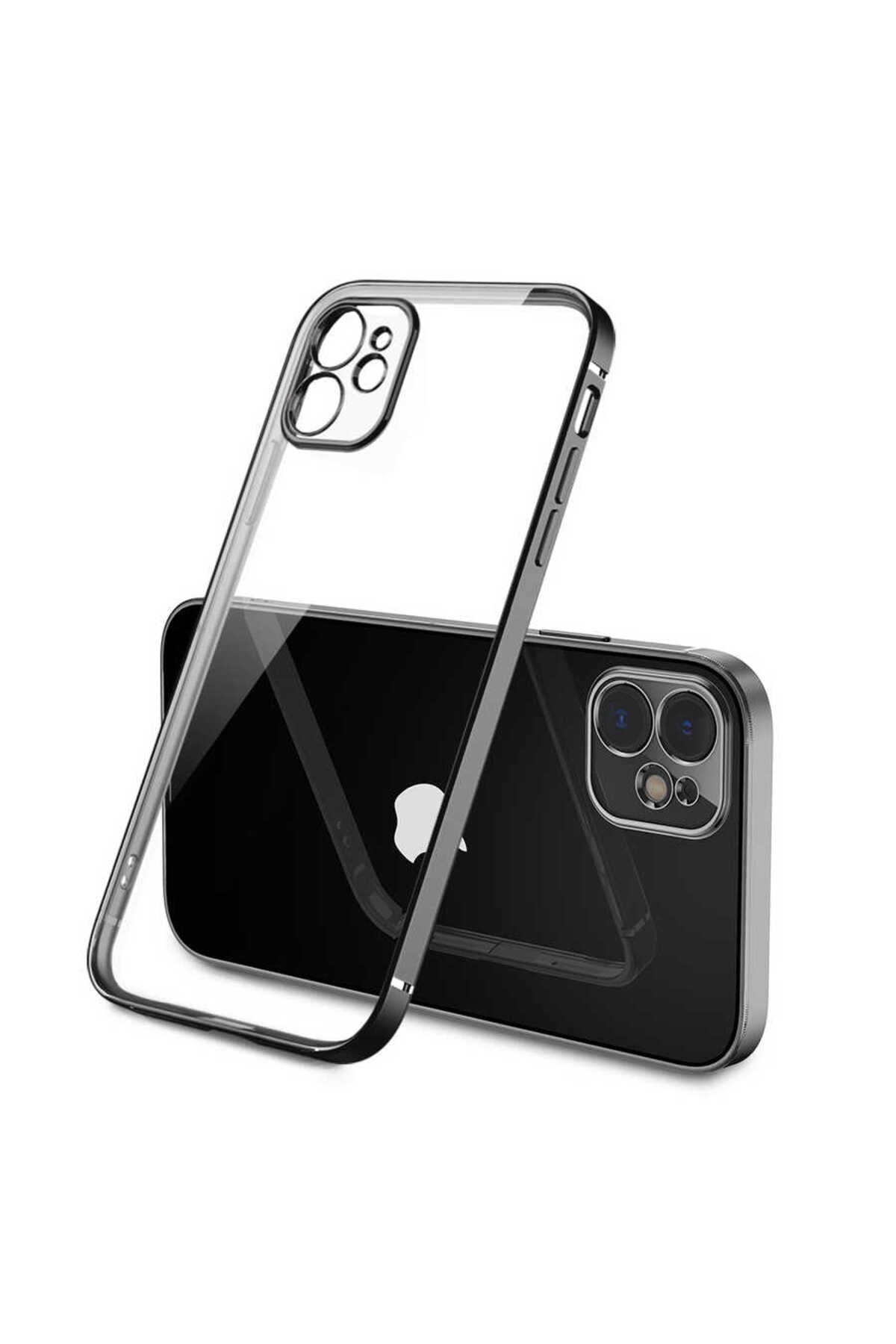 iPhone 12 Uyumlu NVTH Gbox Kılıf-Siyah