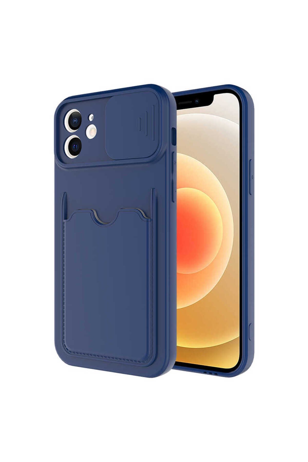 iPhone 12 Uyumlu NVTH Kartix Kılıf-Lacivert