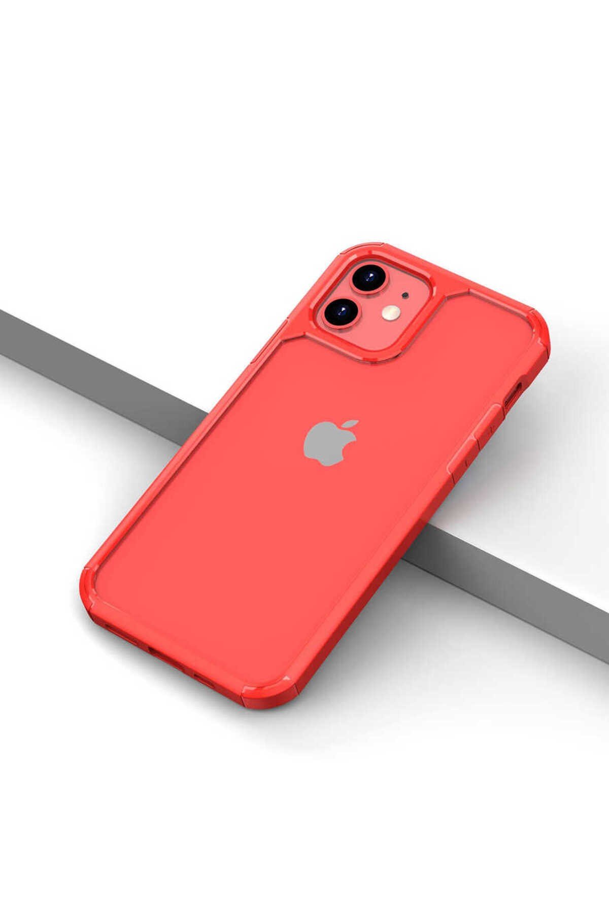 iPhone 12 Uyumlu NVTH Roll Kılıf-Kırmızı