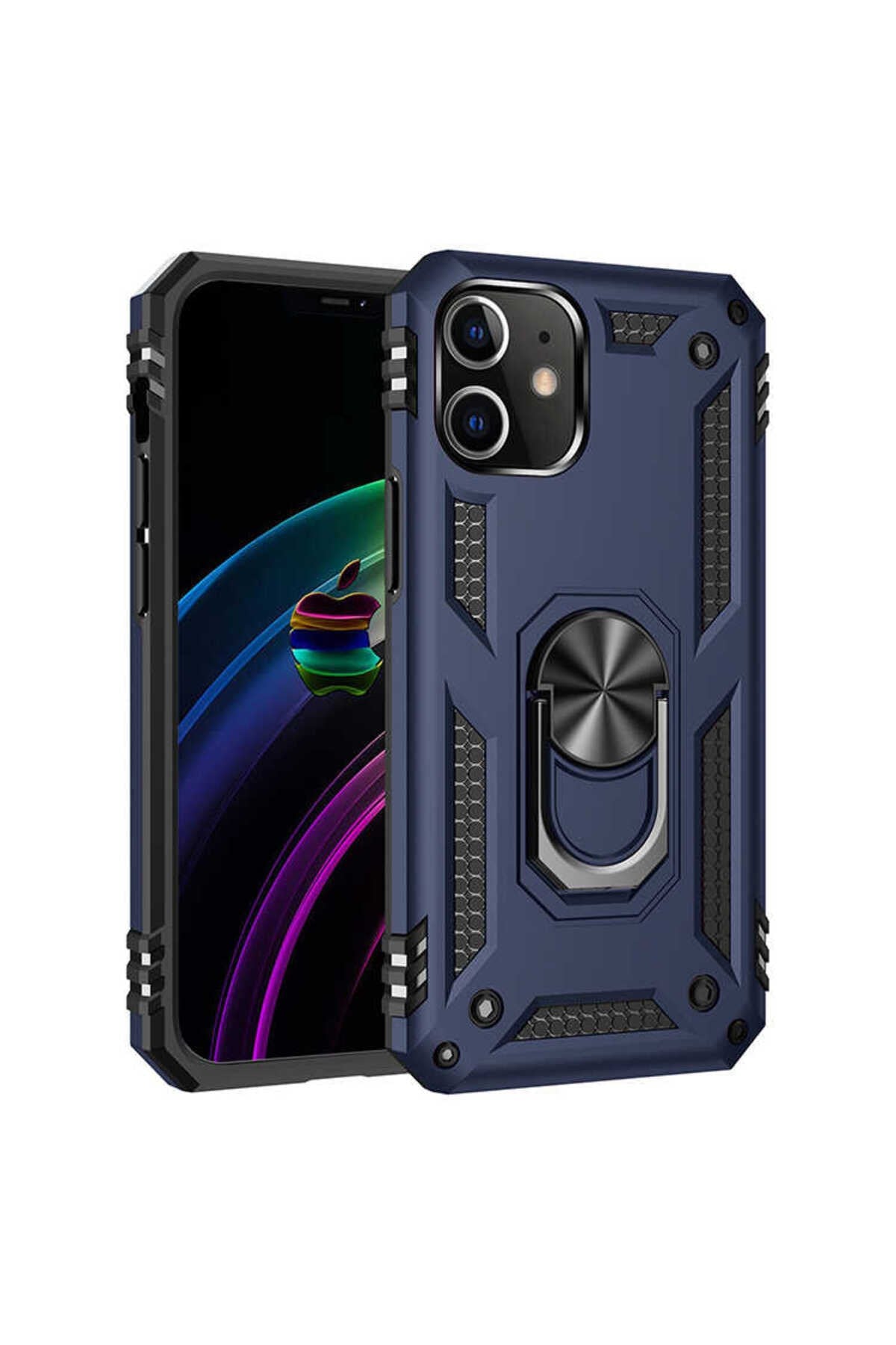 iPhone 12 Uyumlu NVTH Vega Kılıf-Mavi