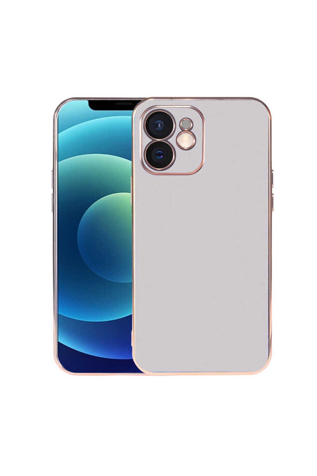 iPhone 12 Uyumlu NVTH Viyana Kılıf-Gümüş