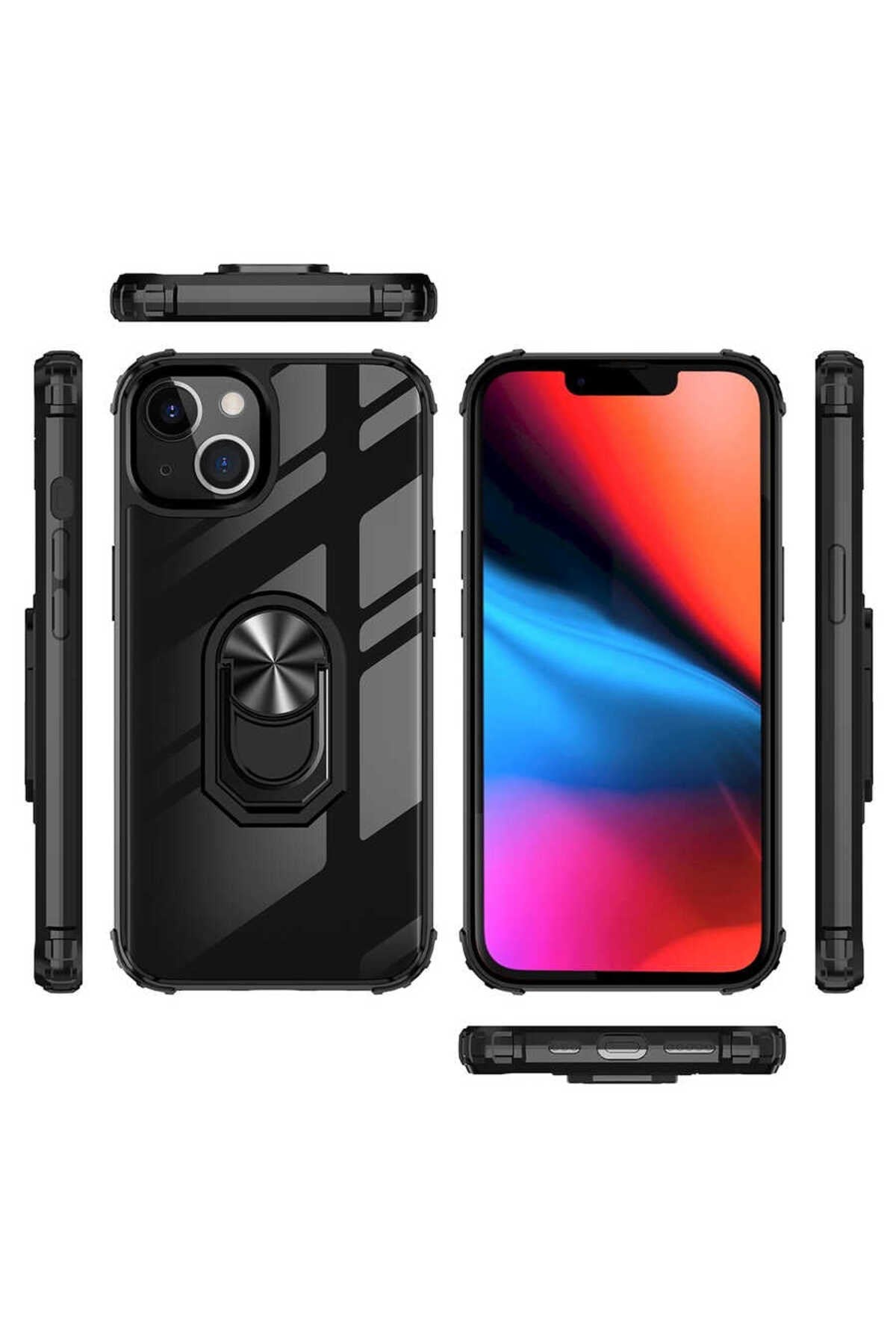 iPhone 13 Mini Uyumlu NVTH Mola Kılıf-Siyah