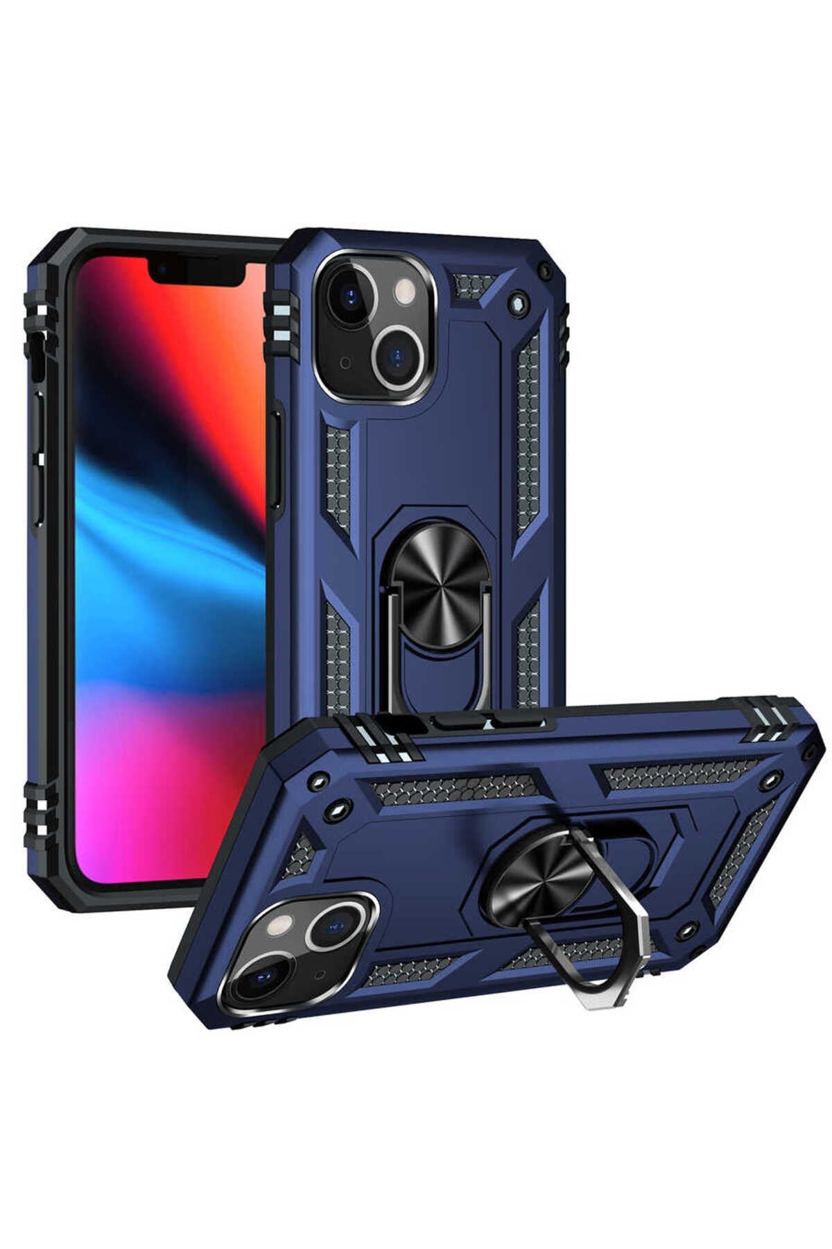 iPhone 13 Mini Uyumlu NVTH Vega Kılıf-Mavi