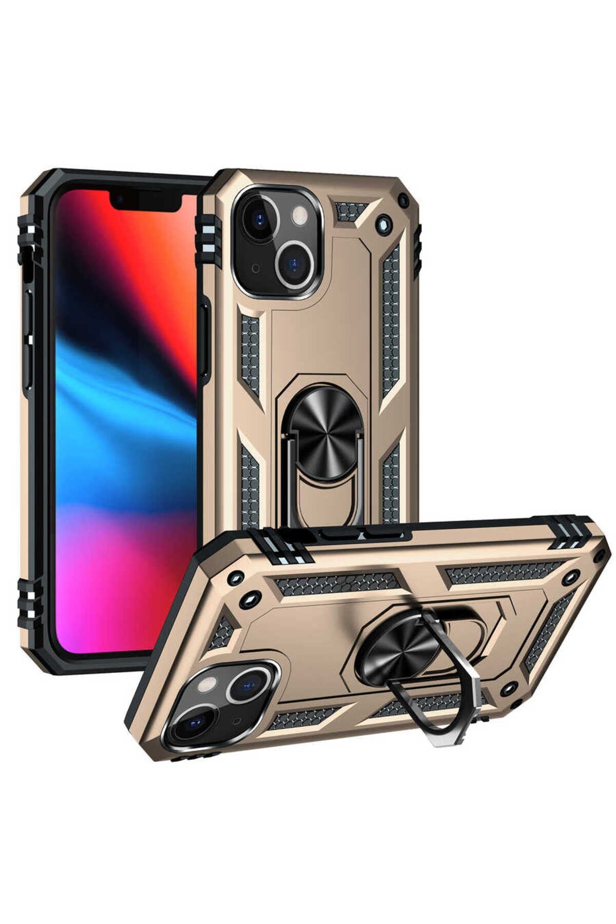 iPhone 13 Mini Uyumlu NVTH Vega Kılıf-Gold