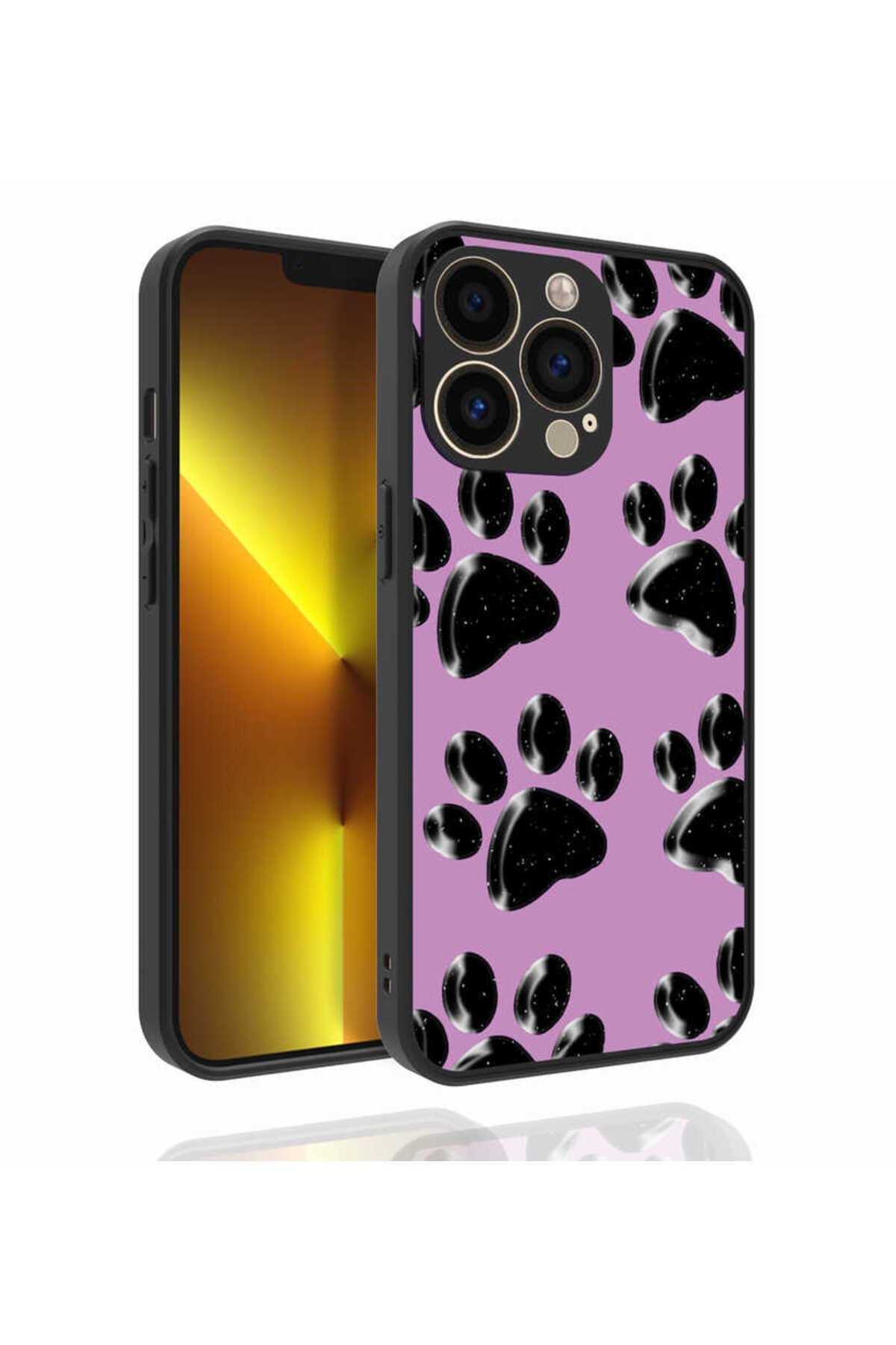 iPhone 13 Pro Max Uyumlu Desenli Kamera Korumalı Parlak NVTH Nora Kılıf-NO3
