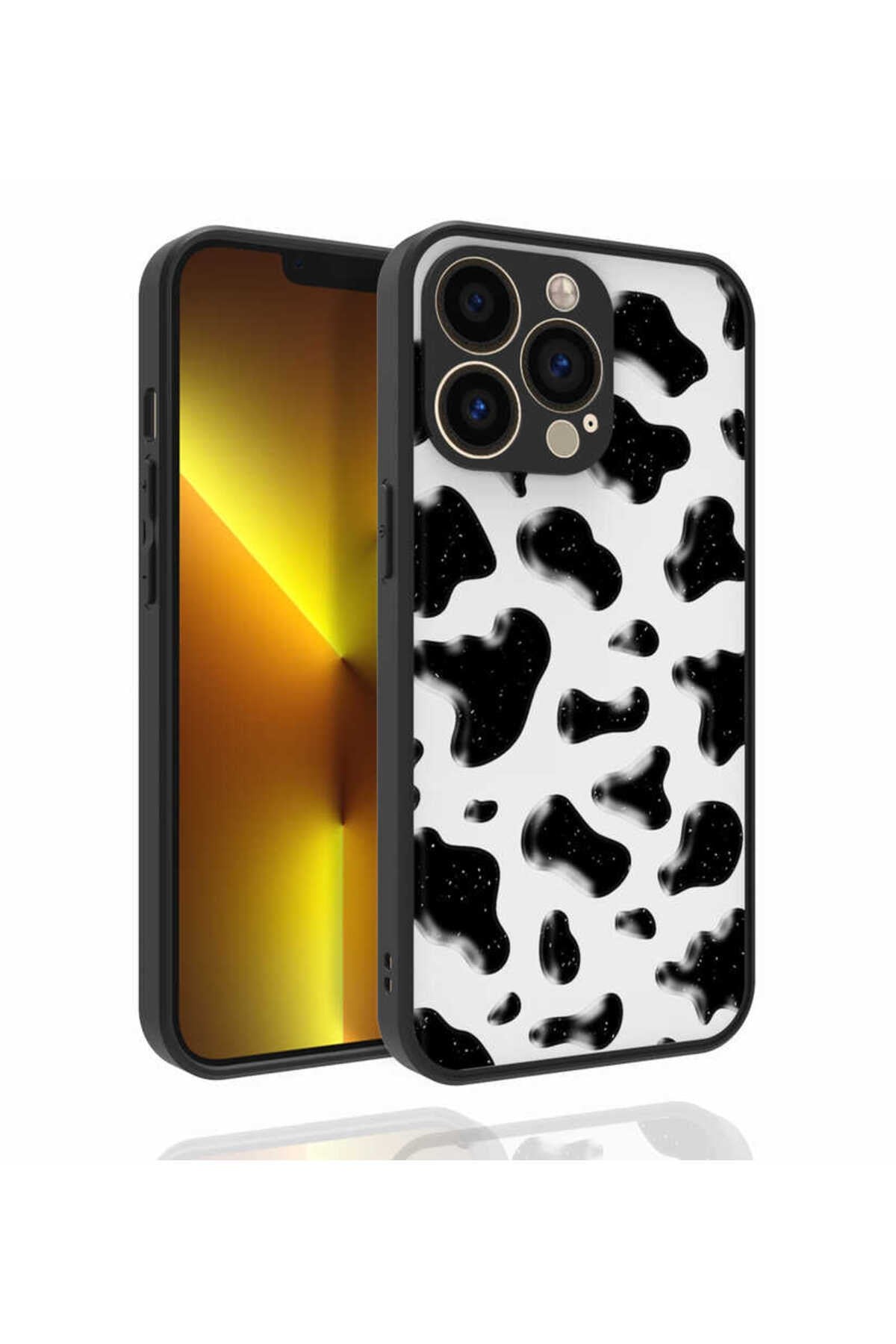 iPhone 13 Pro Max Uyumlu Desenli Kamera Korumalı Parlak NVTH Nora Kılıf-NO2