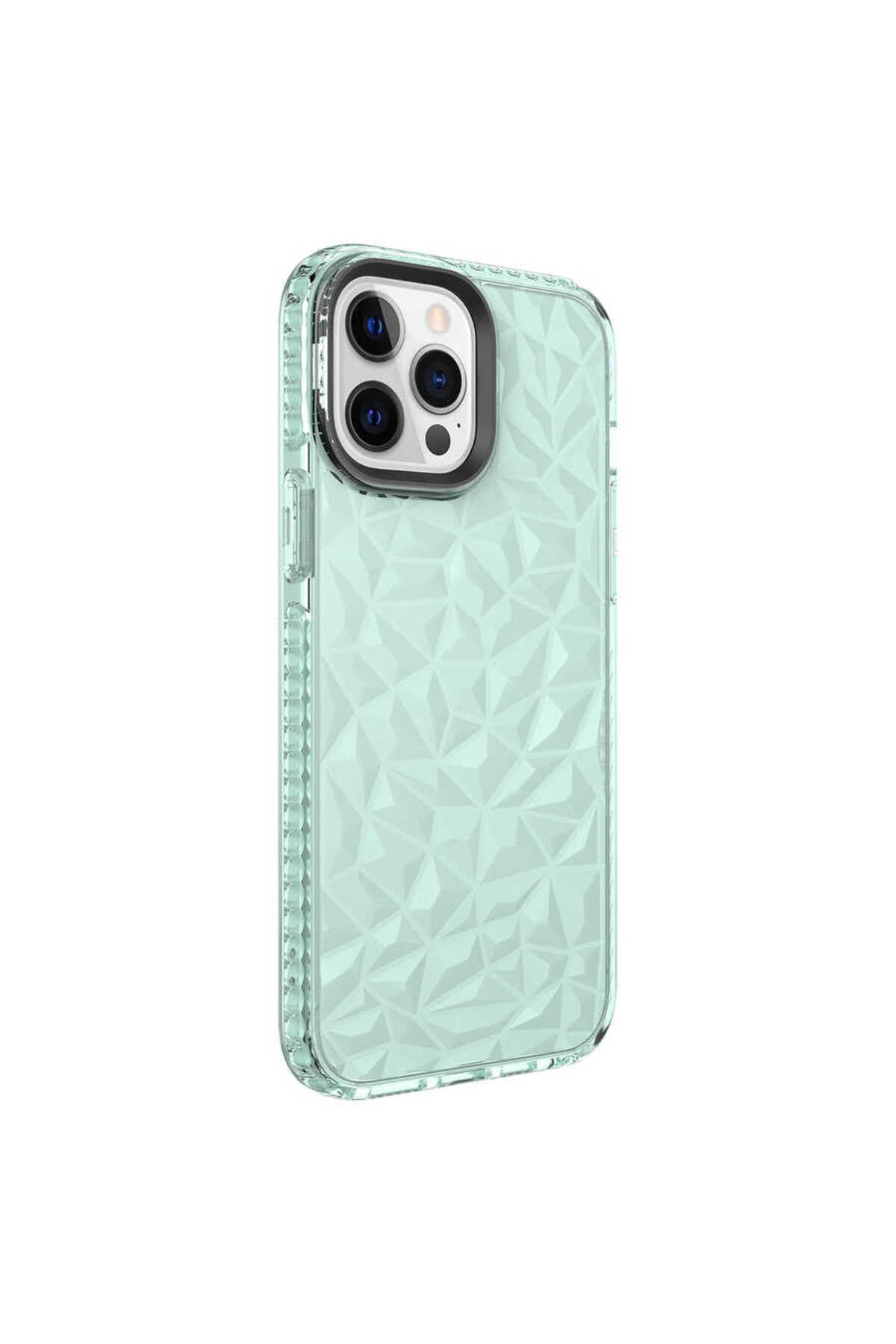 iPhone 13 Pro Max Uyumlu NVTH Buzz Kılıf-Yeşil