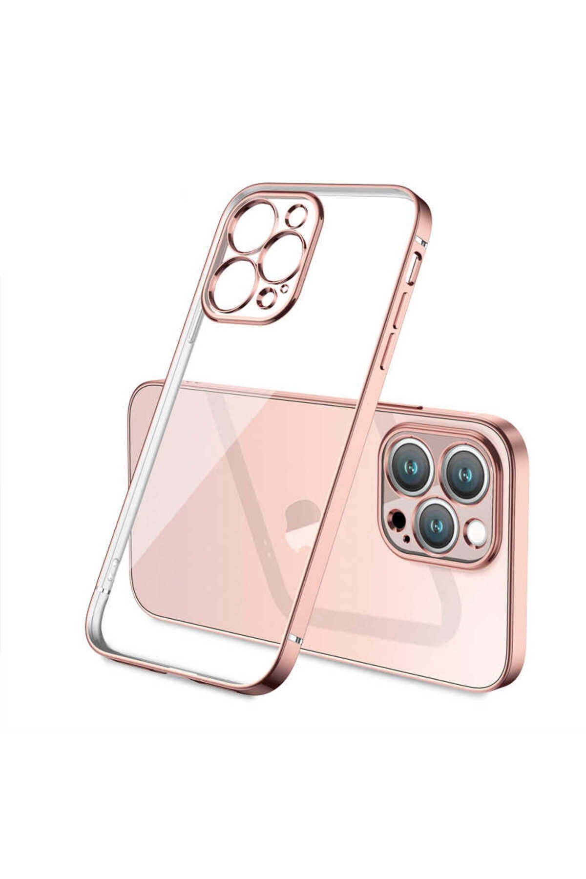 iPhone 13 Pro Max Uyumlu NVTH Gbox Kılıf-Gold