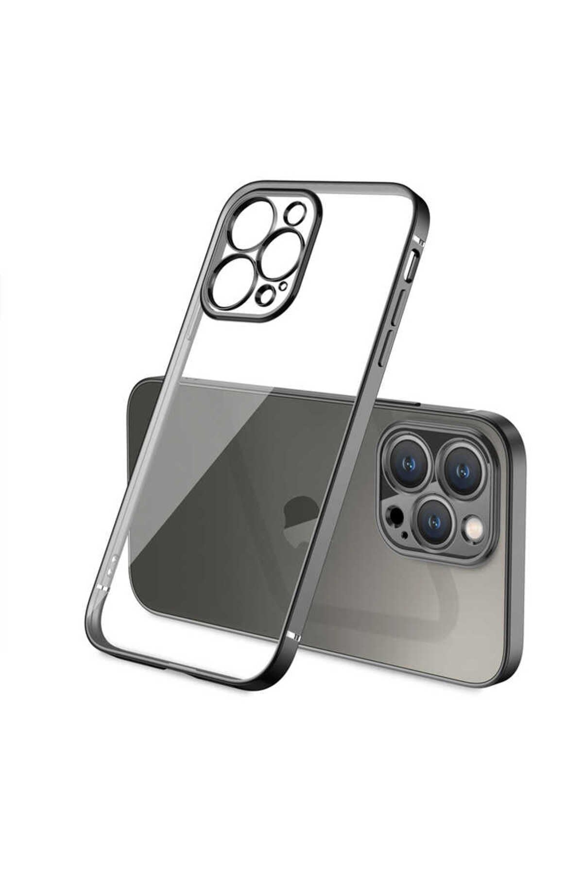 iPhone 13 Pro Max Uyumlu NVTH Gbox Kılıf-Siyah