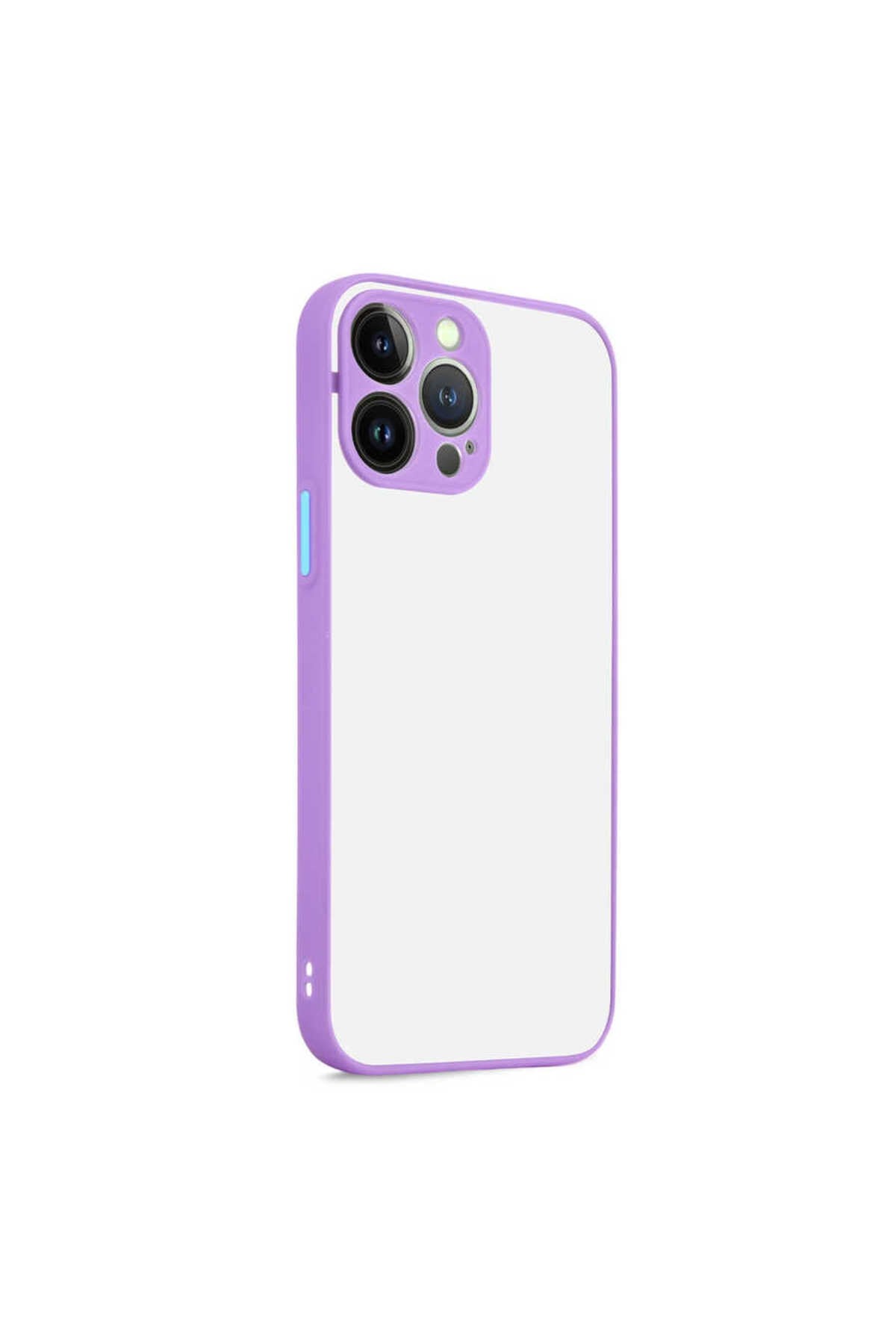 iPhone 13 Pro Max Uyumlu NVTH Hux Kılıf-Lila