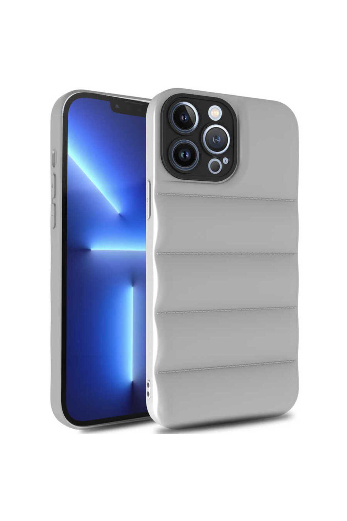 iPhone 13 Pro Max Uyumlu NVTH Kasis Kılıf-Beyaz