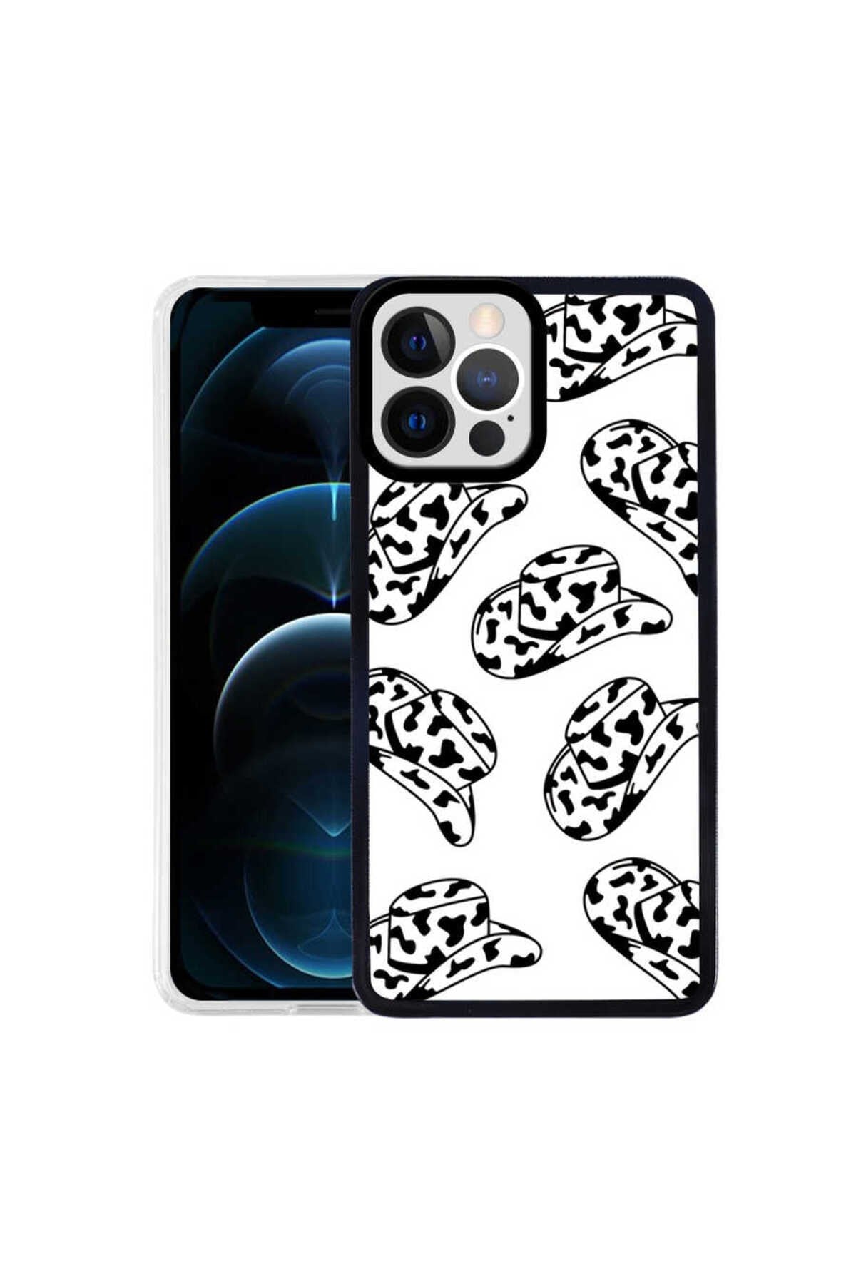 iPhone 13 Pro Max Uyumlu NVTH M-Fit Desenli Kılıf-Hat No5