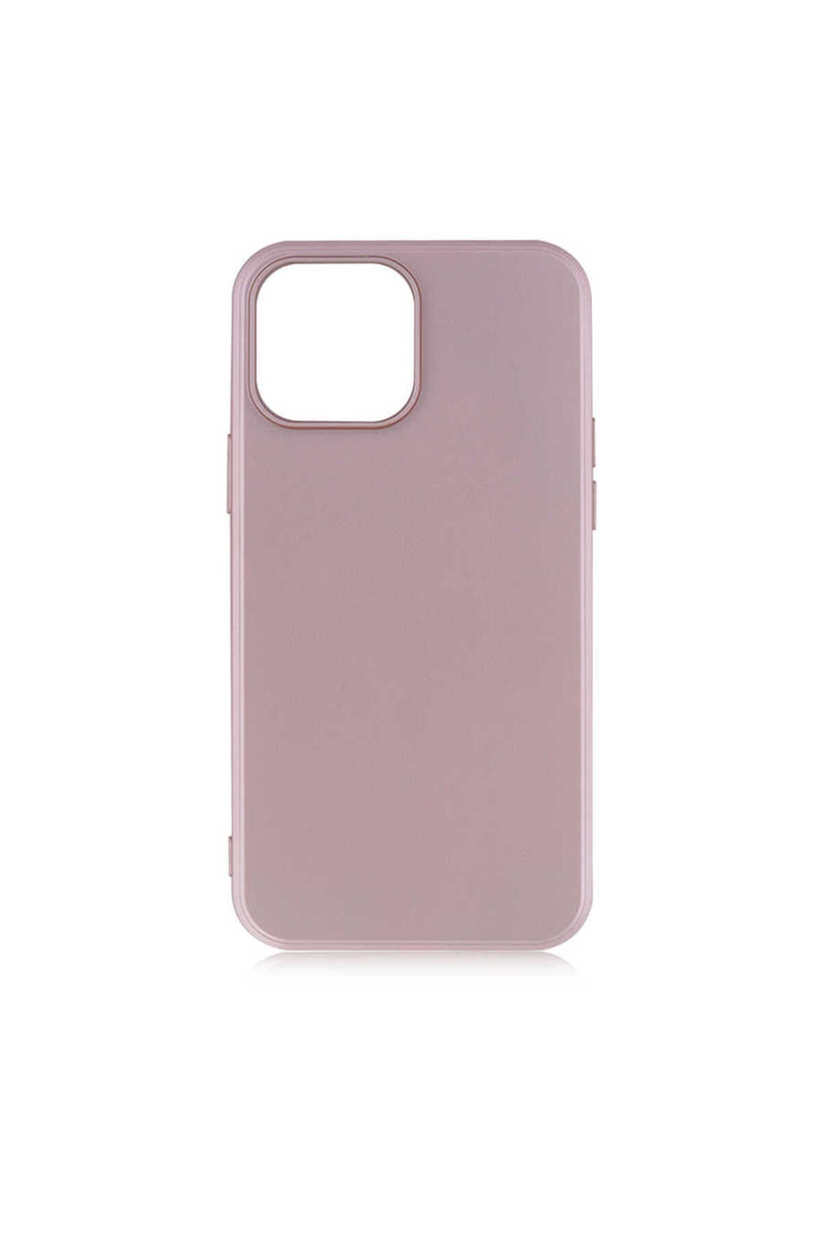 iPhone 13 Pro Max Uyumlu NVTH Premier Silikon Kılıf-Rose Gold