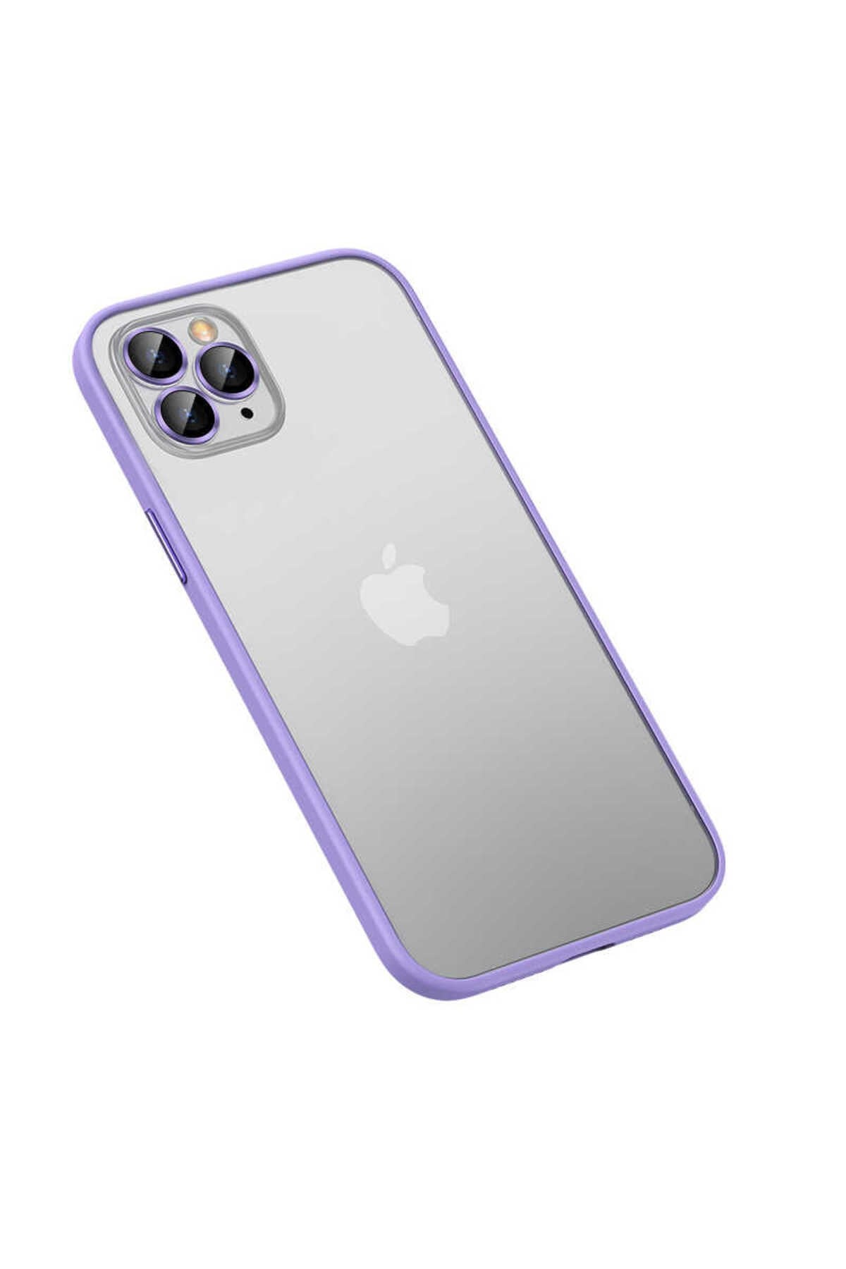 iPhone 13 Pro Max Uyumlu NVTH Retro Kılıf-Lila