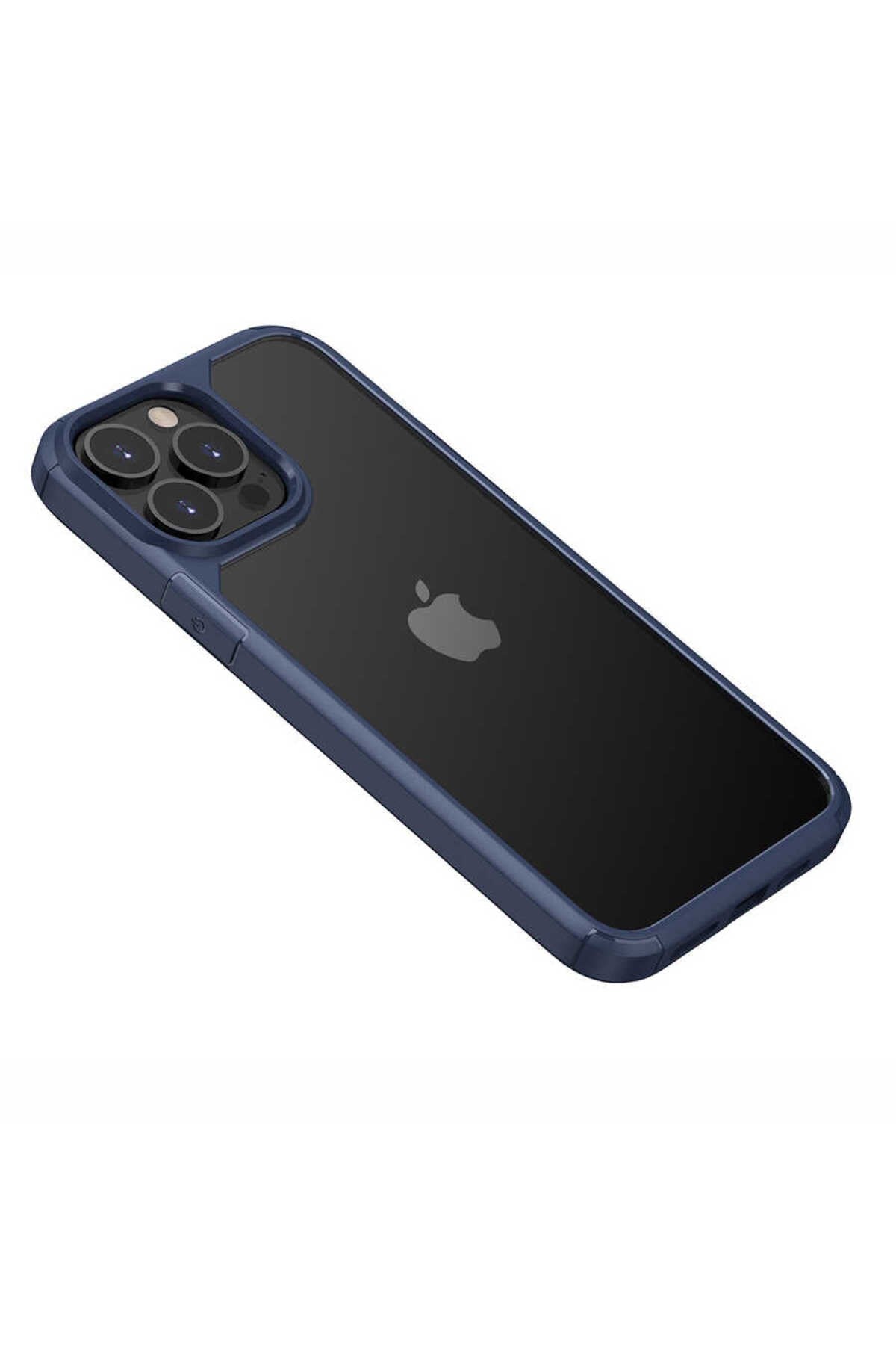 iPhone 13 Pro Max Uyumlu NVTH Roll Kılıf-Mavi