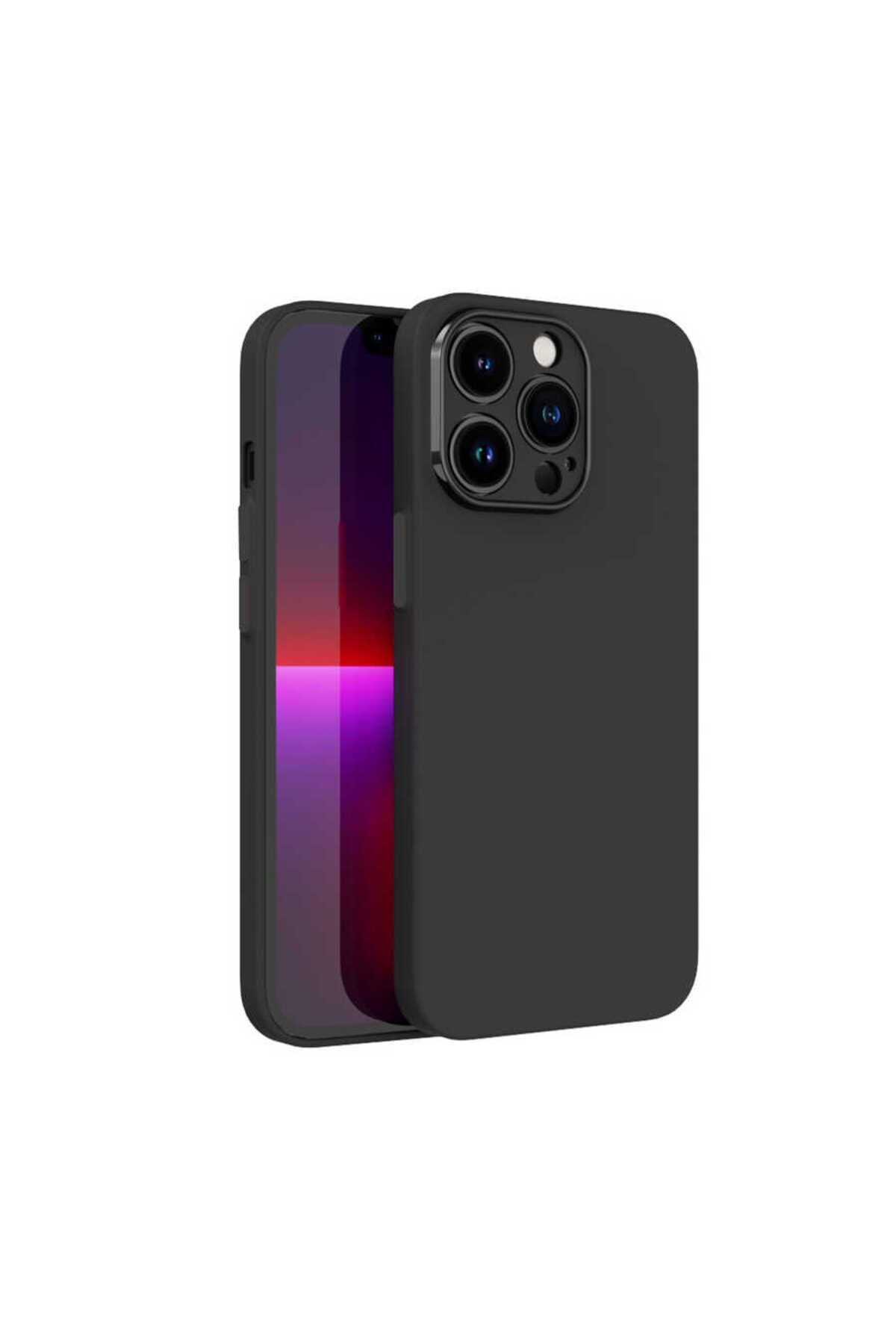 iPhone 13 Pro Max Uyumlu NVTH Tiny Kılıf-Siyah