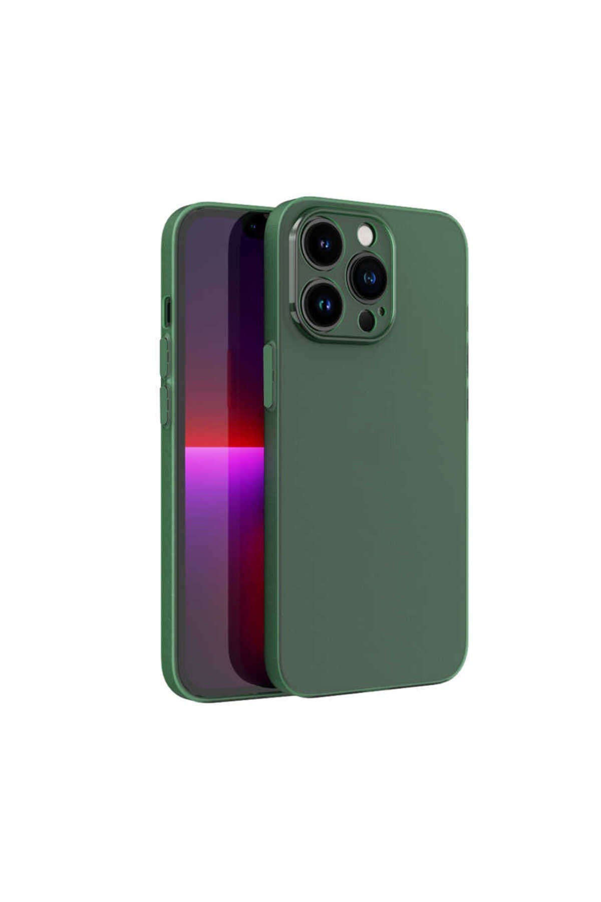 iPhone 13 Pro Max Uyumlu NVTH Tiny Kılıf-Yeşil