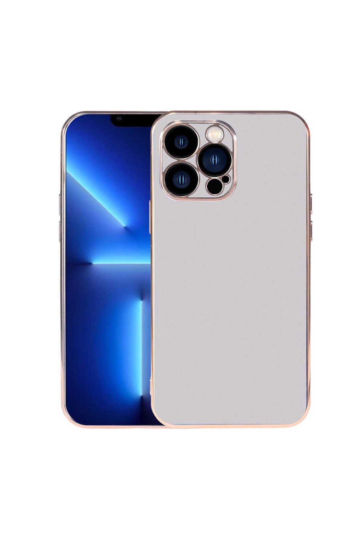 iPhone 13 Pro Max Uyumlu NVTH Viyana Kılıf-Gümüş