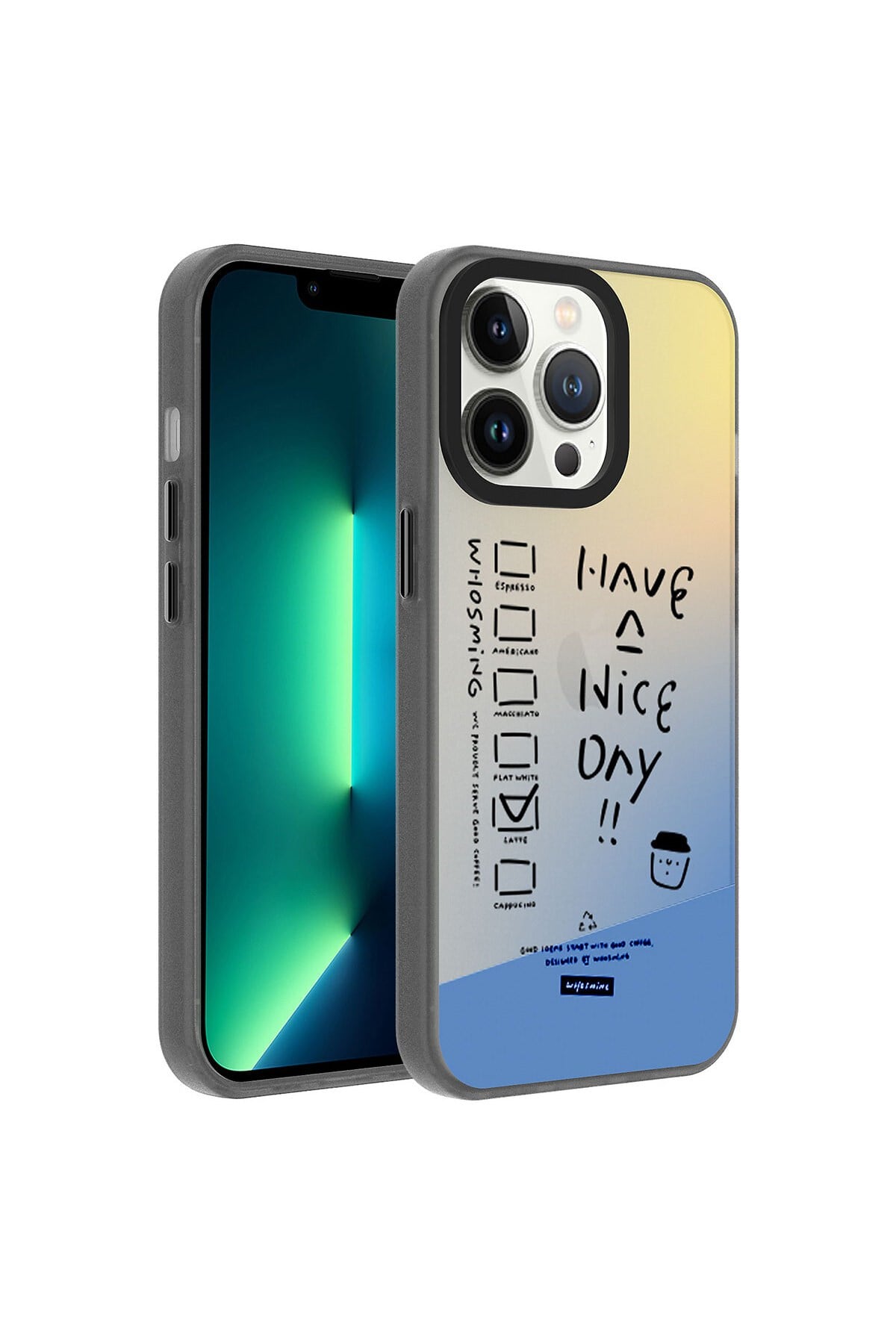iPhone 13 Pro Uyumlu Desenli NVTH Dragon Sert Kılıf-Have