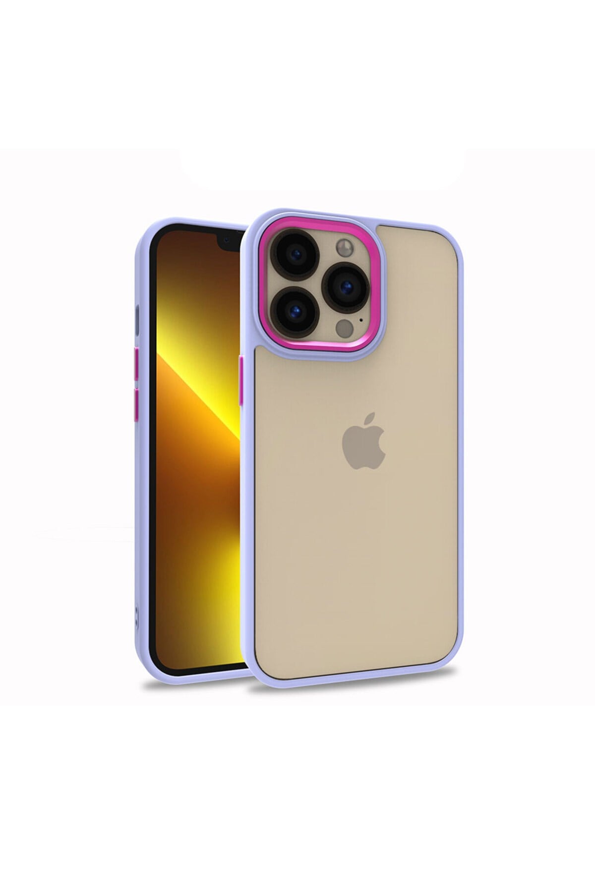 iPhone 13 Pro Uyumlu NVTH Flora Kılıf-Lila