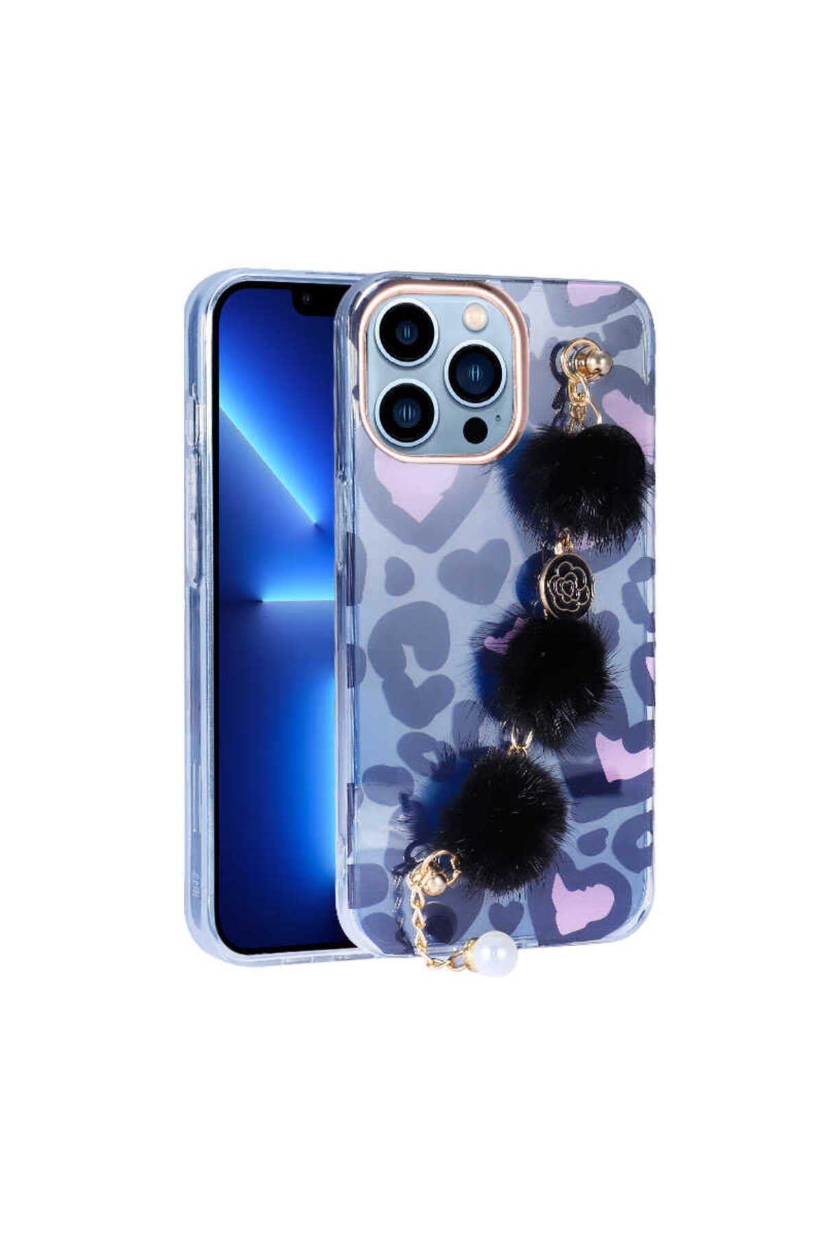 iPhone 13 Pro Uyumlu NVTH Kaos Kılıf-Siyah
