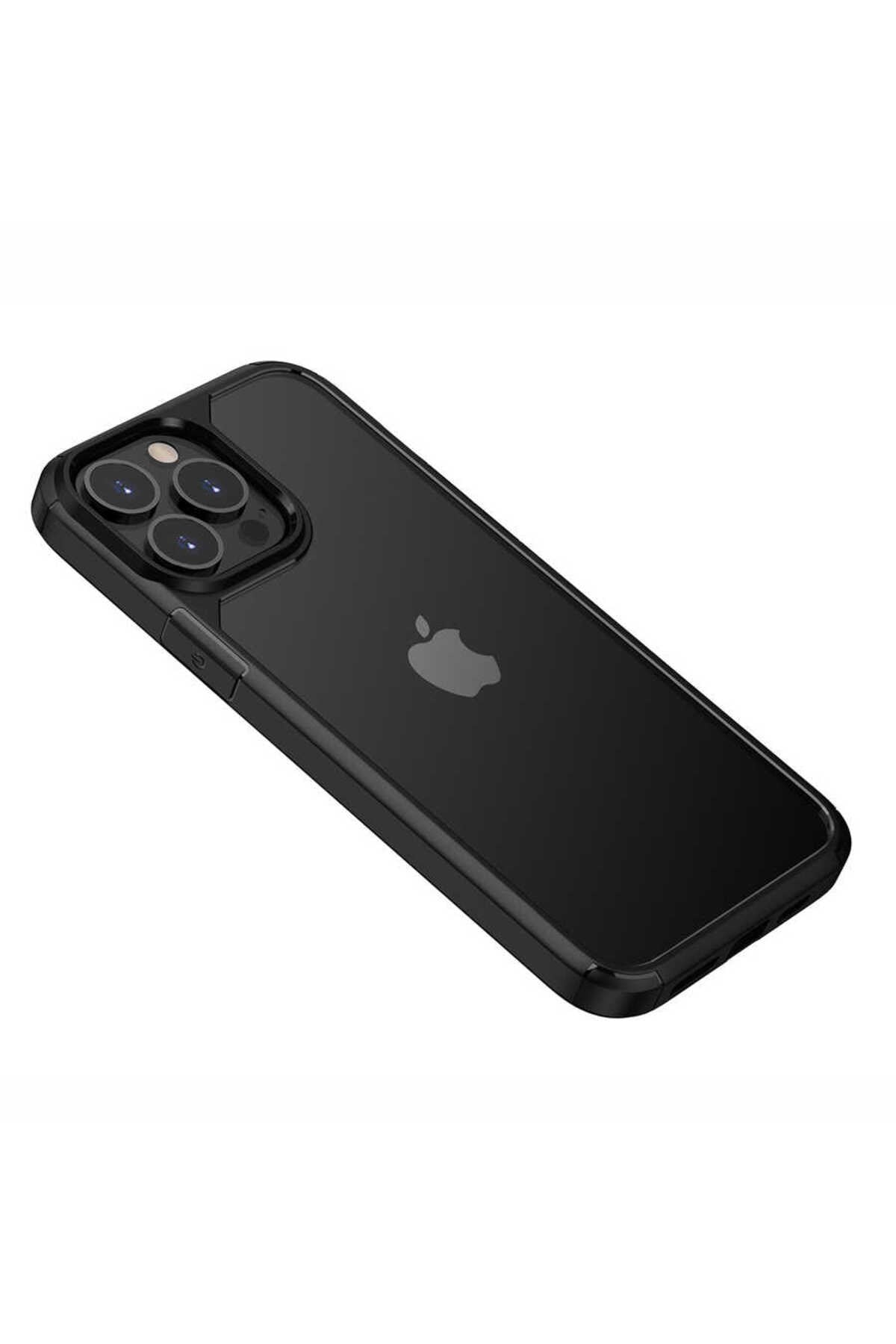iPhone 13 Pro Uyumlu NVTH Roll Kılıf-Siyah