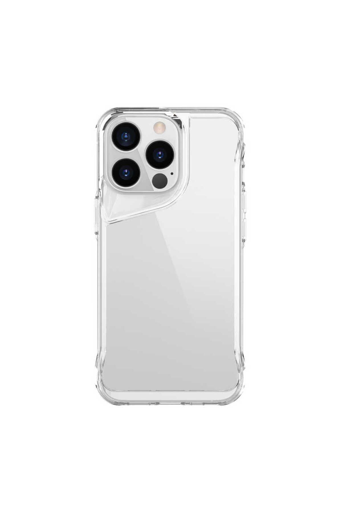 iPhone 13 Pro Uyumlu NVTH T-Max Kılıf-Renksiz
