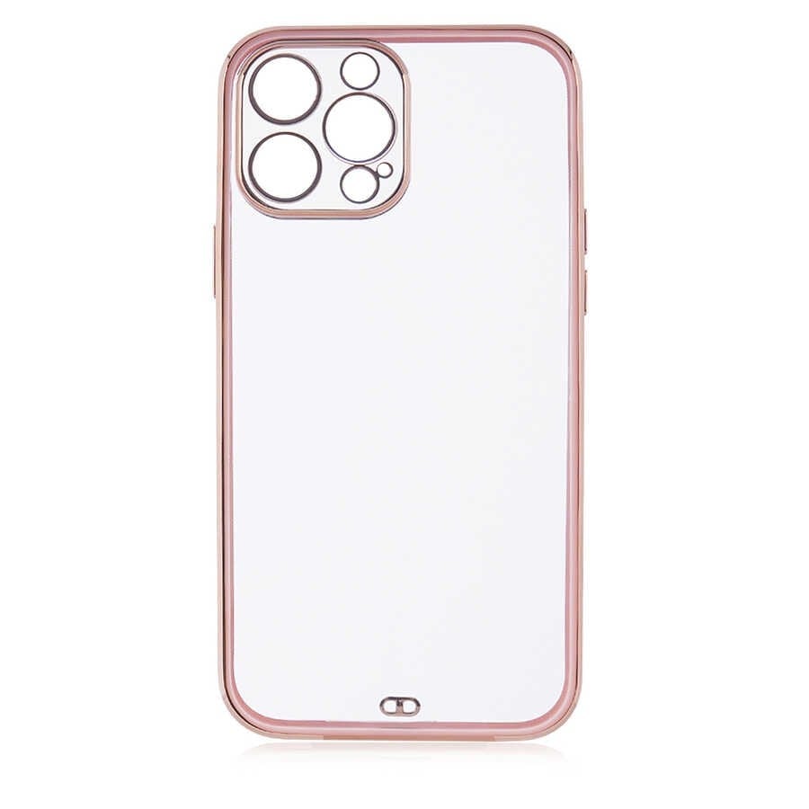 iPhone 13 Pro Uyumlu NVTH Voit Clear Kılıf-Pembe