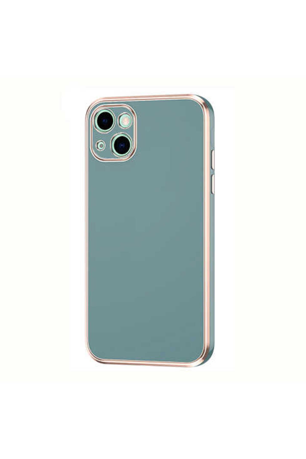 iPhone 13 Uyumlu NVTH Bark Kılıf-Petrol Yeşil