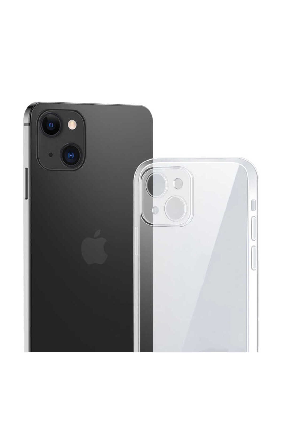 iPhone 13 Uyumlu NVTH Blok Kılıf-Renksiz