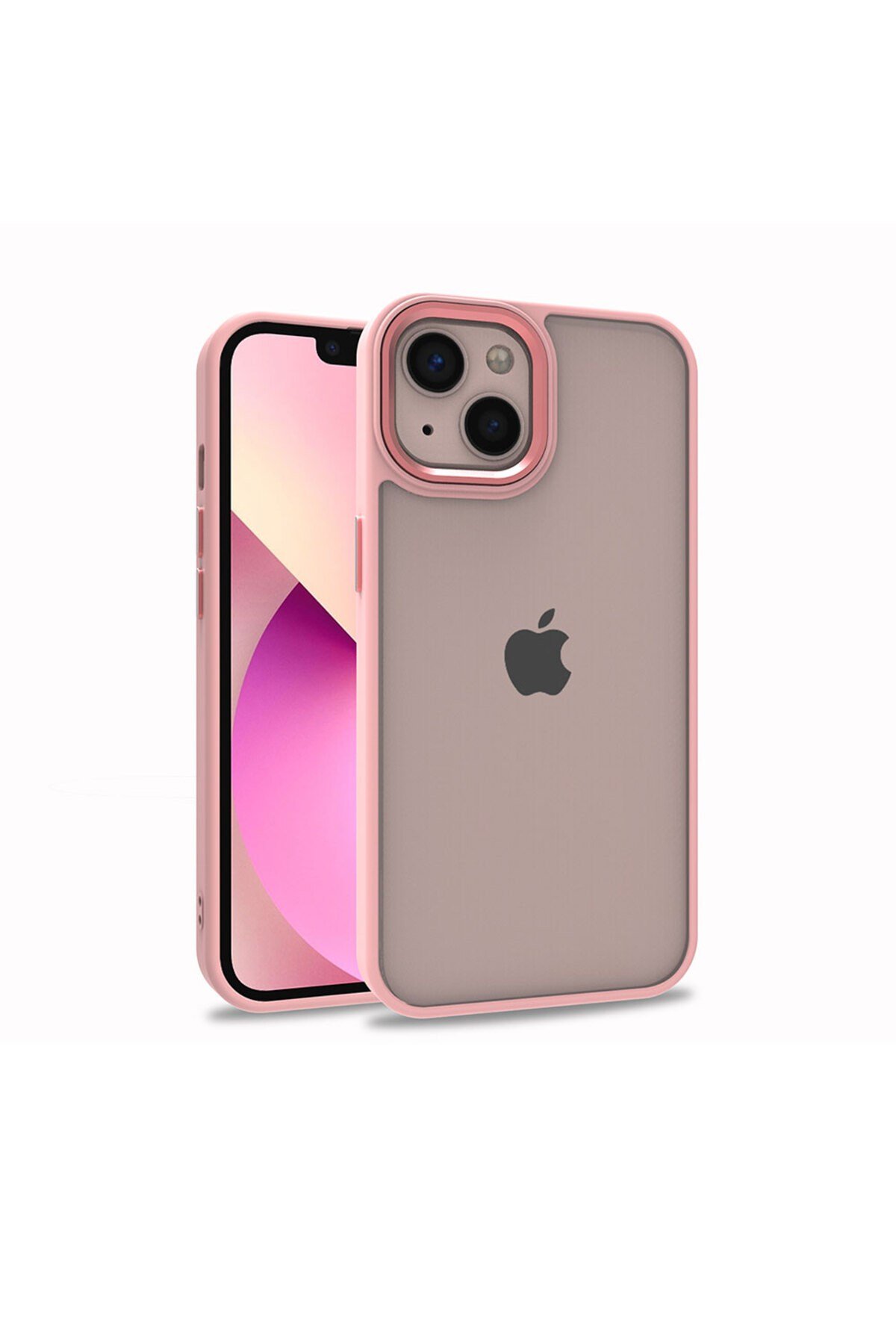 iPhone 13 Uyumlu NVTH Flora Kılıf-Rose Gold