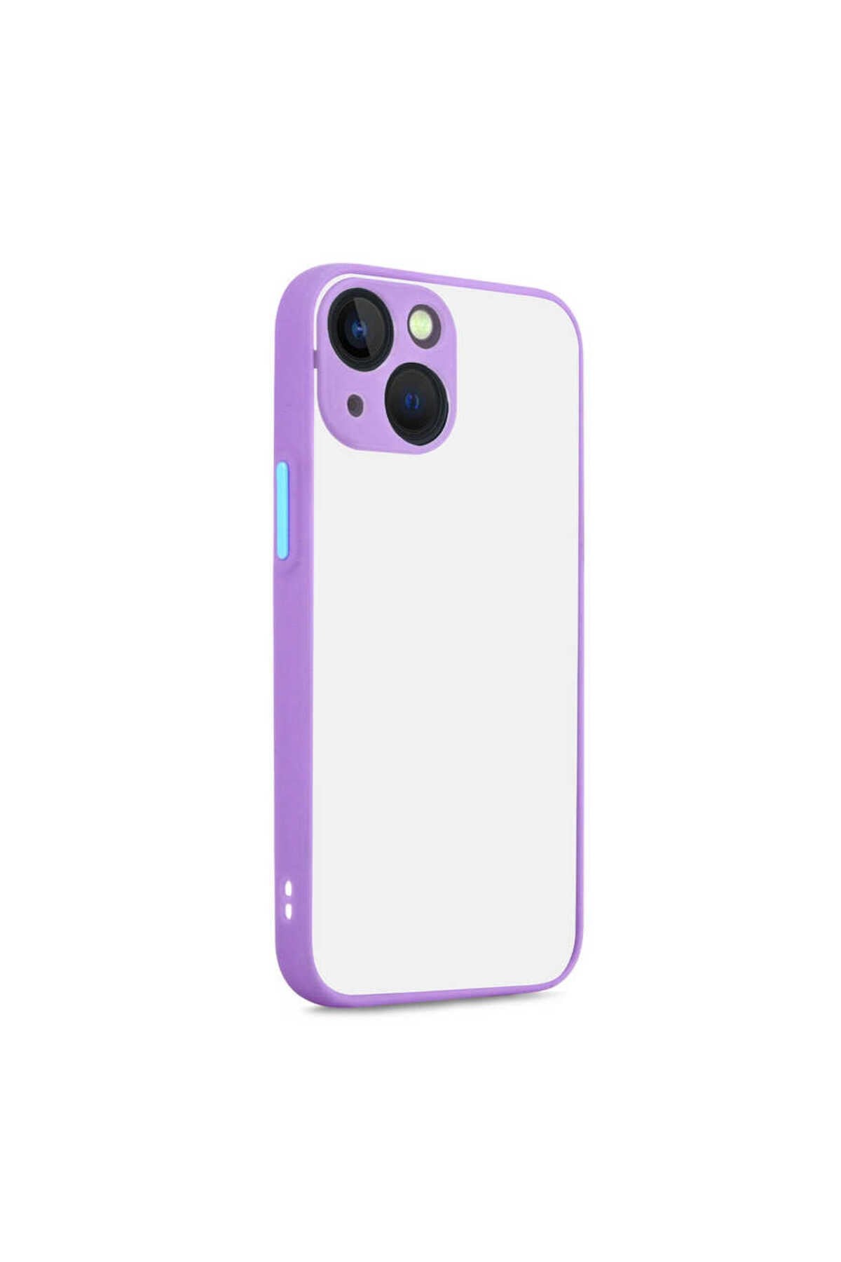 iPhone 13 Uyumlu NVTH Hux Kılıf-Lila