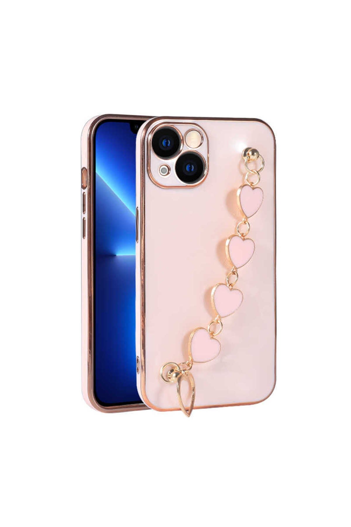 iPhone 13 Uyumlu NVTH Kalbim Kılıf-Pembe