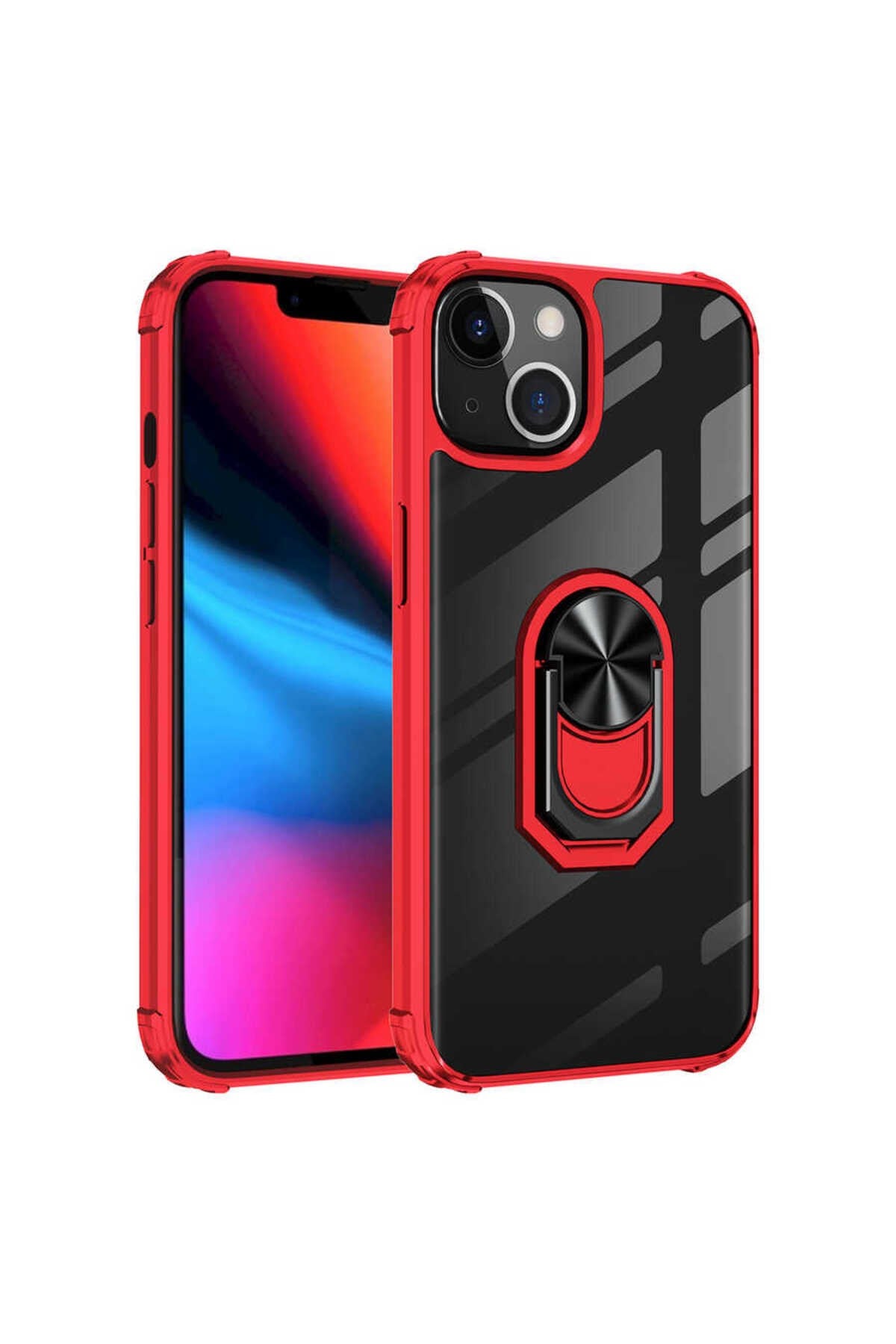 iPhone 13 Uyumlu NVTH Mola Kılıf-Kırmızı