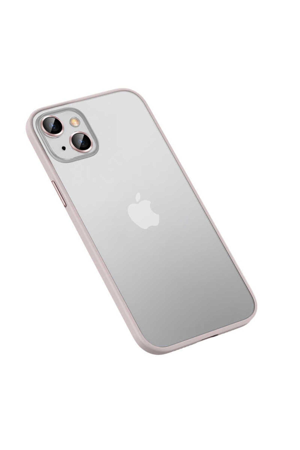 iPhone 13 Uyumlu NVTH Retro Kılıf-Rose Gold