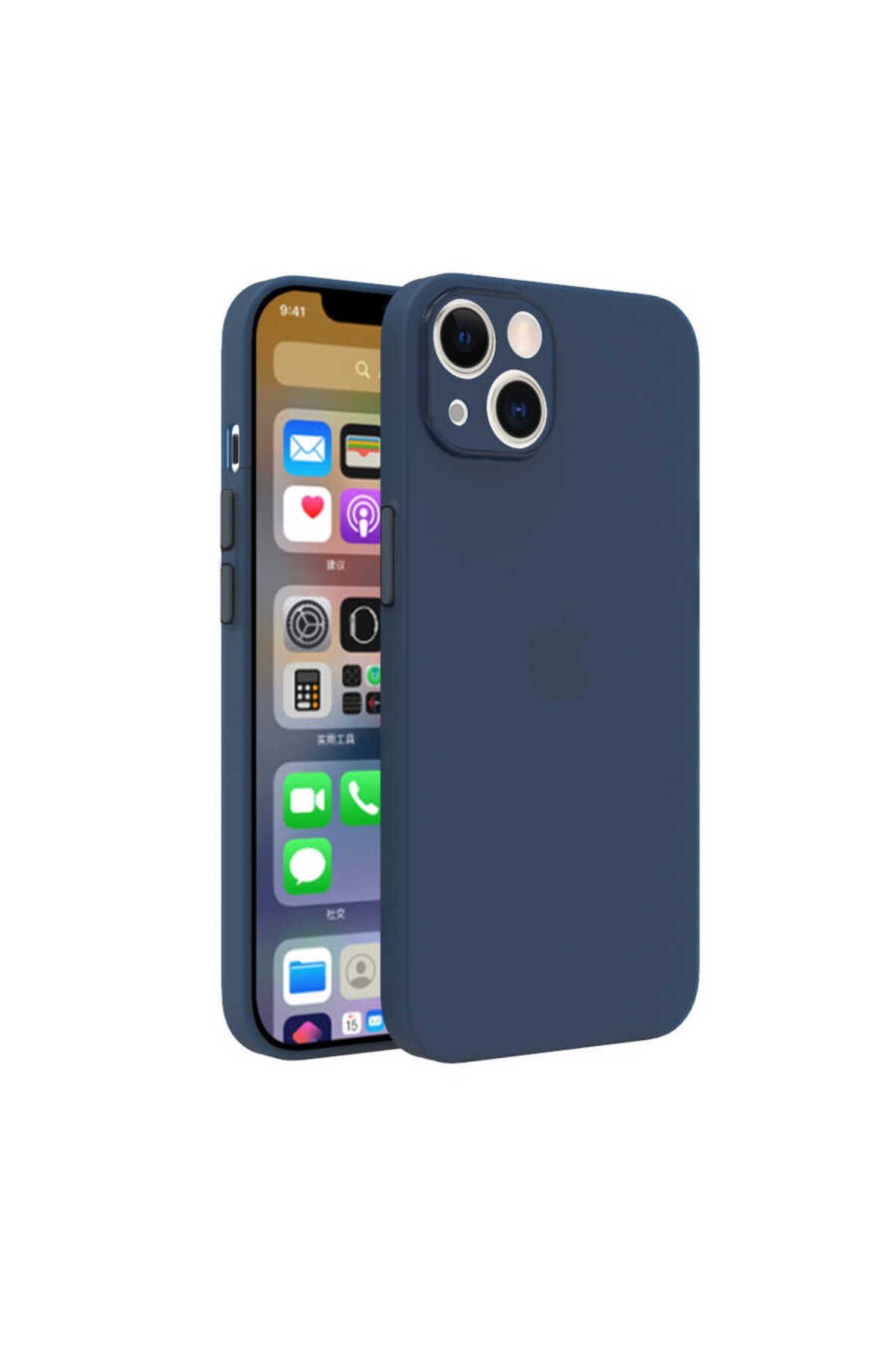 iPhone 13 Uyumlu NVTH Tiny Kılıf-Mavi