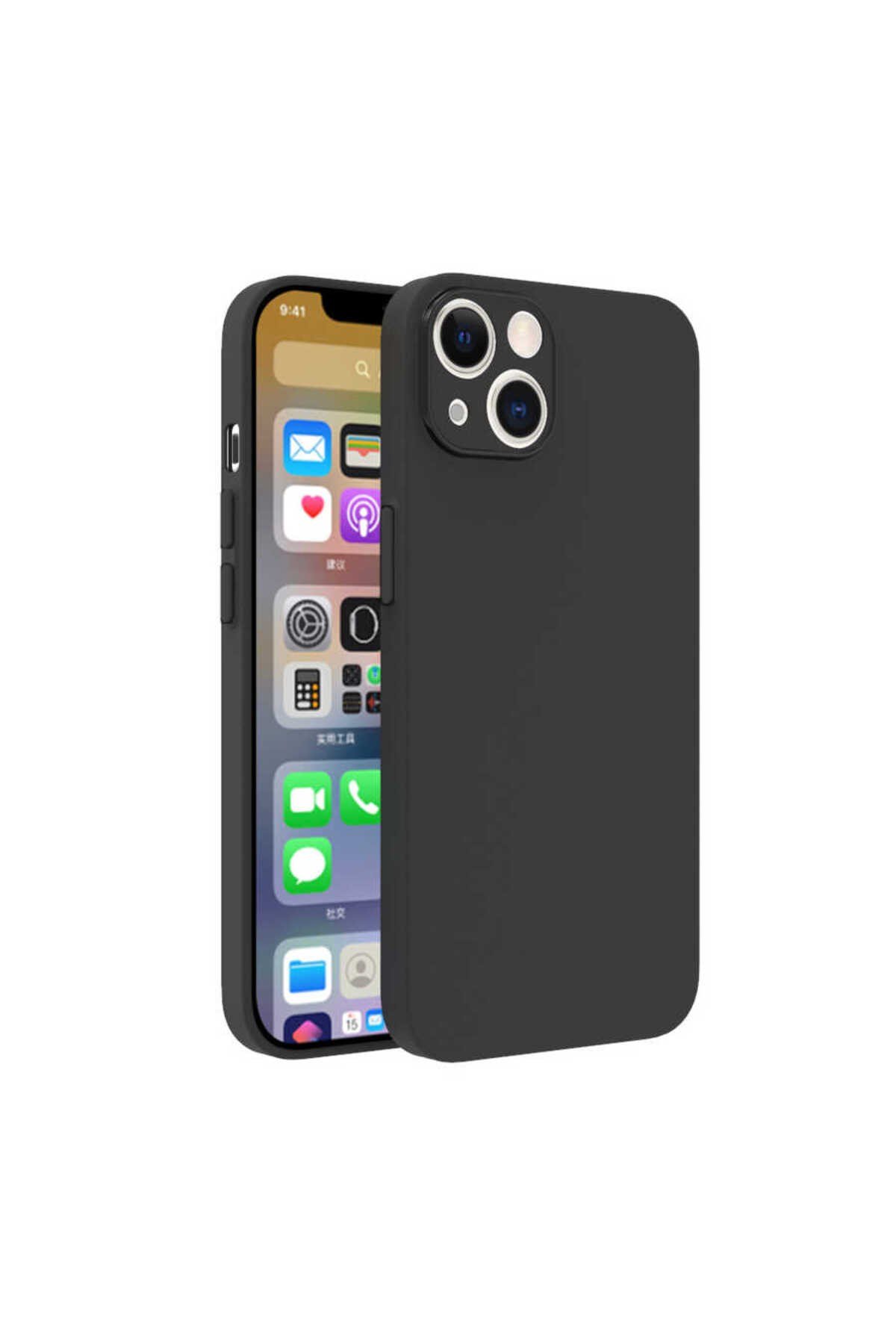 iPhone 13 Uyumlu NVTH Tiny Kılıf-Siyah