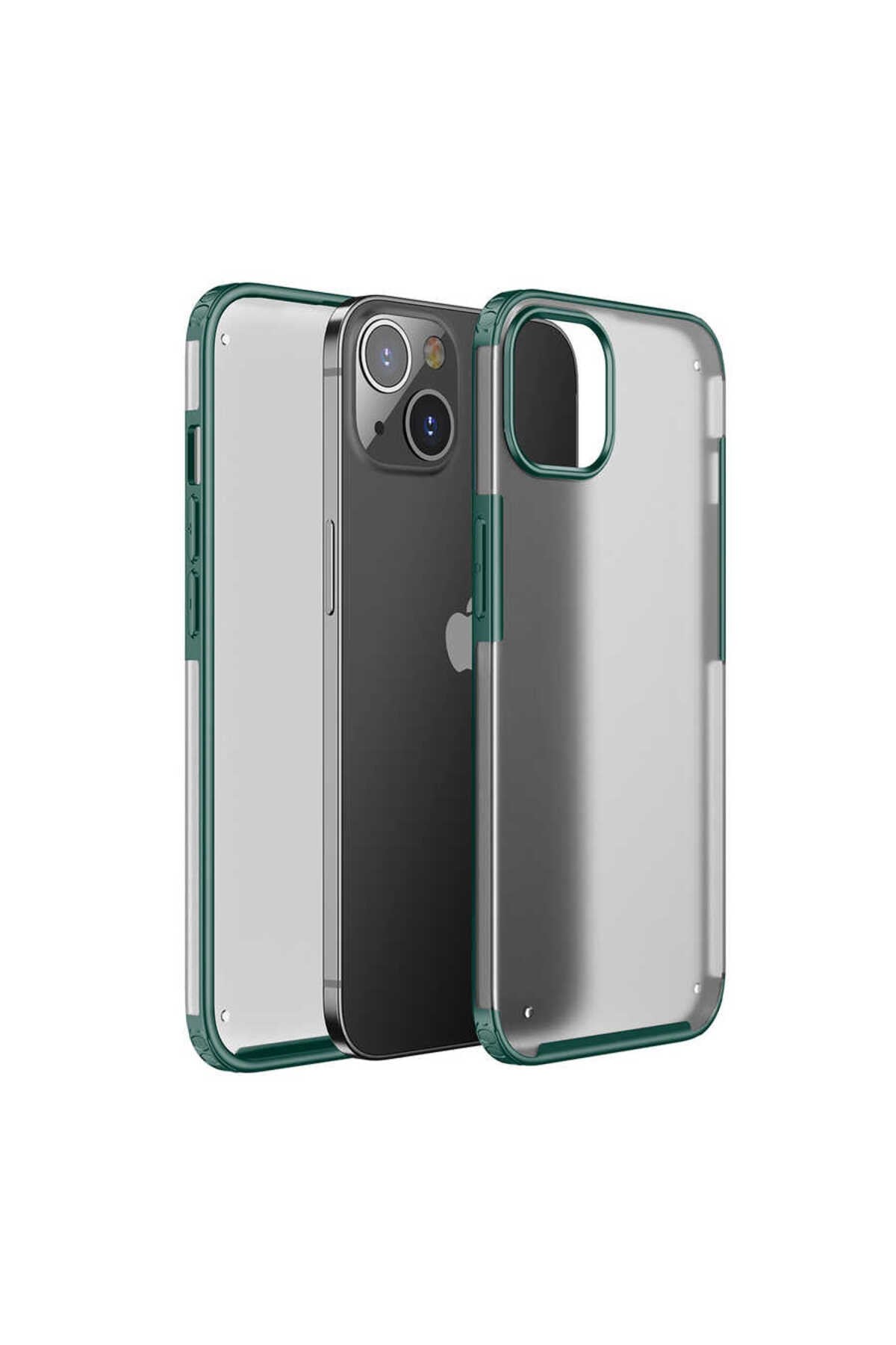 iPhone 13 Uyumlu NVTH Volks Kılıf-Koyu Yeşil