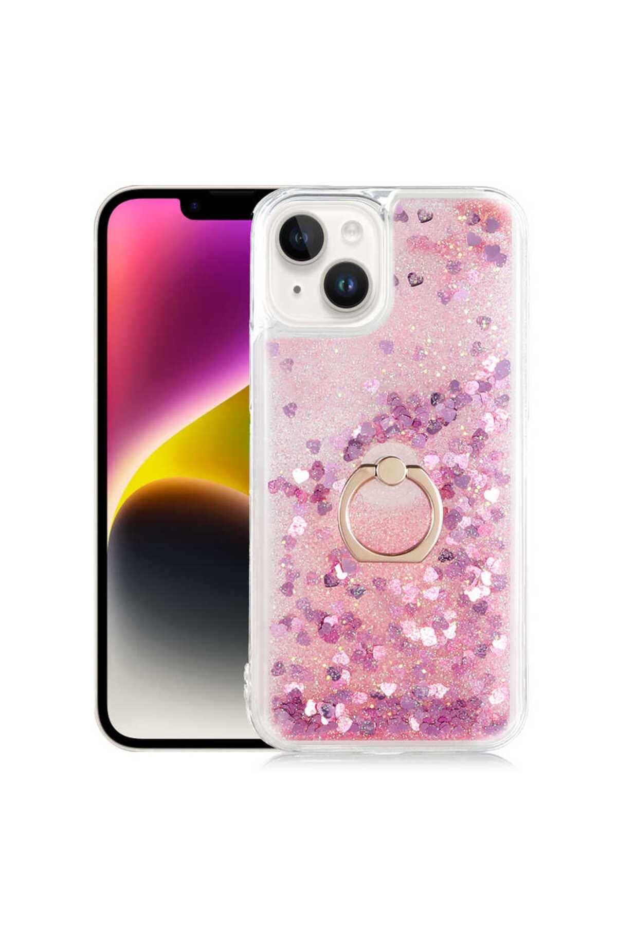 iPhone 14 Plus Uyumlu NVTH Milce Kılıf-Pembe